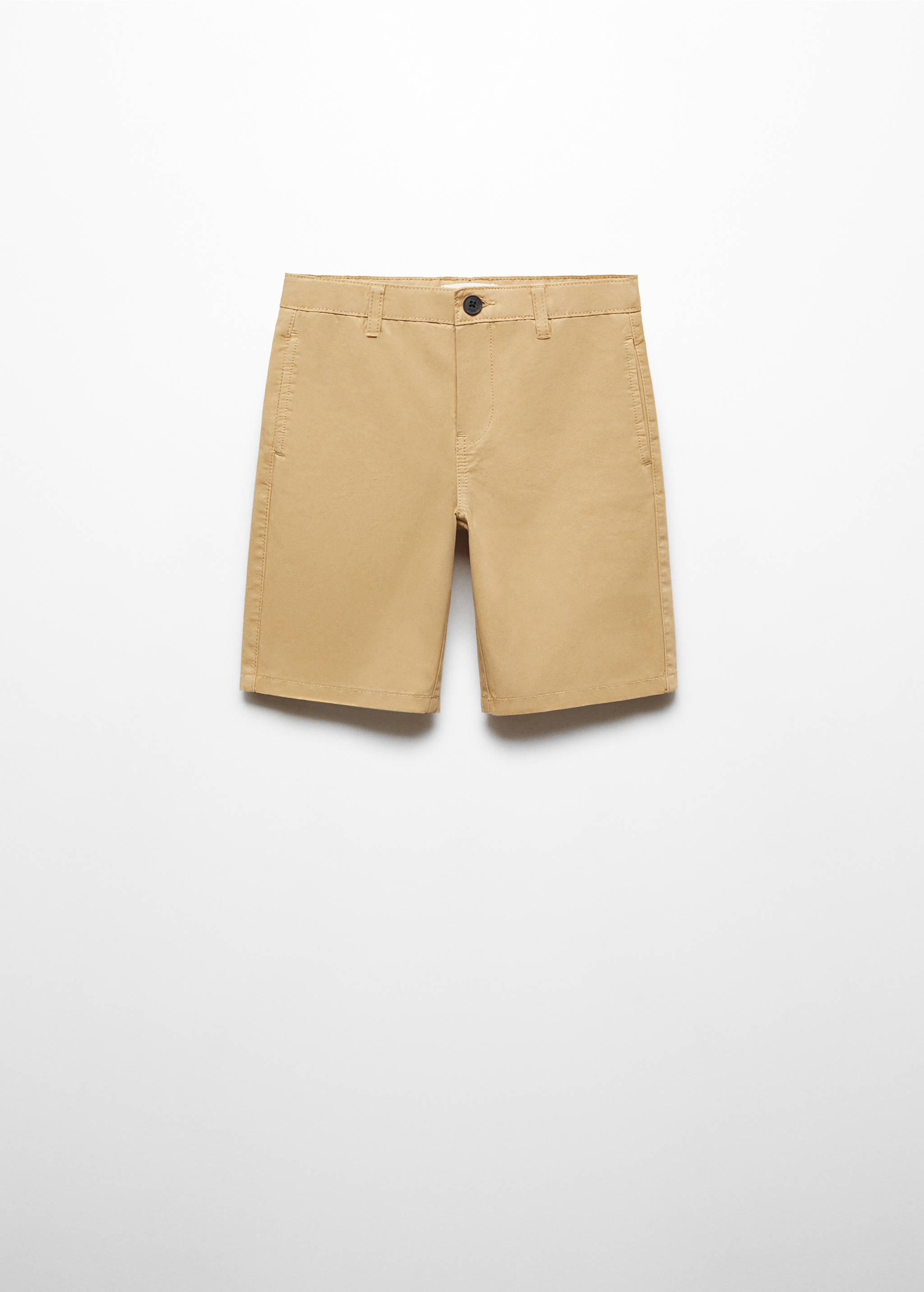 Slim-fit chino cotton bermuda shorts - Article without model