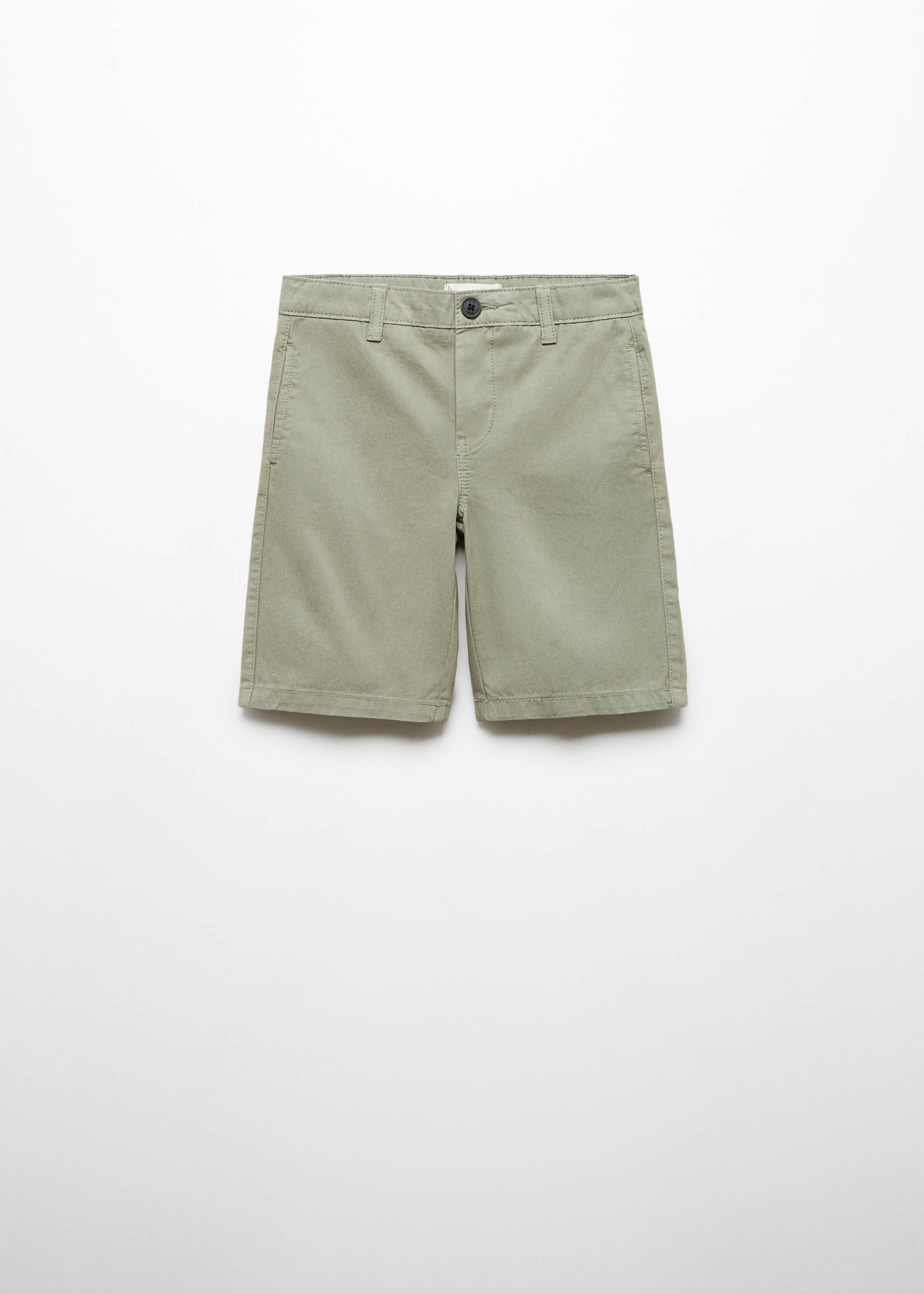 Slim-fit chino cotton bermuda shorts - Article without model
