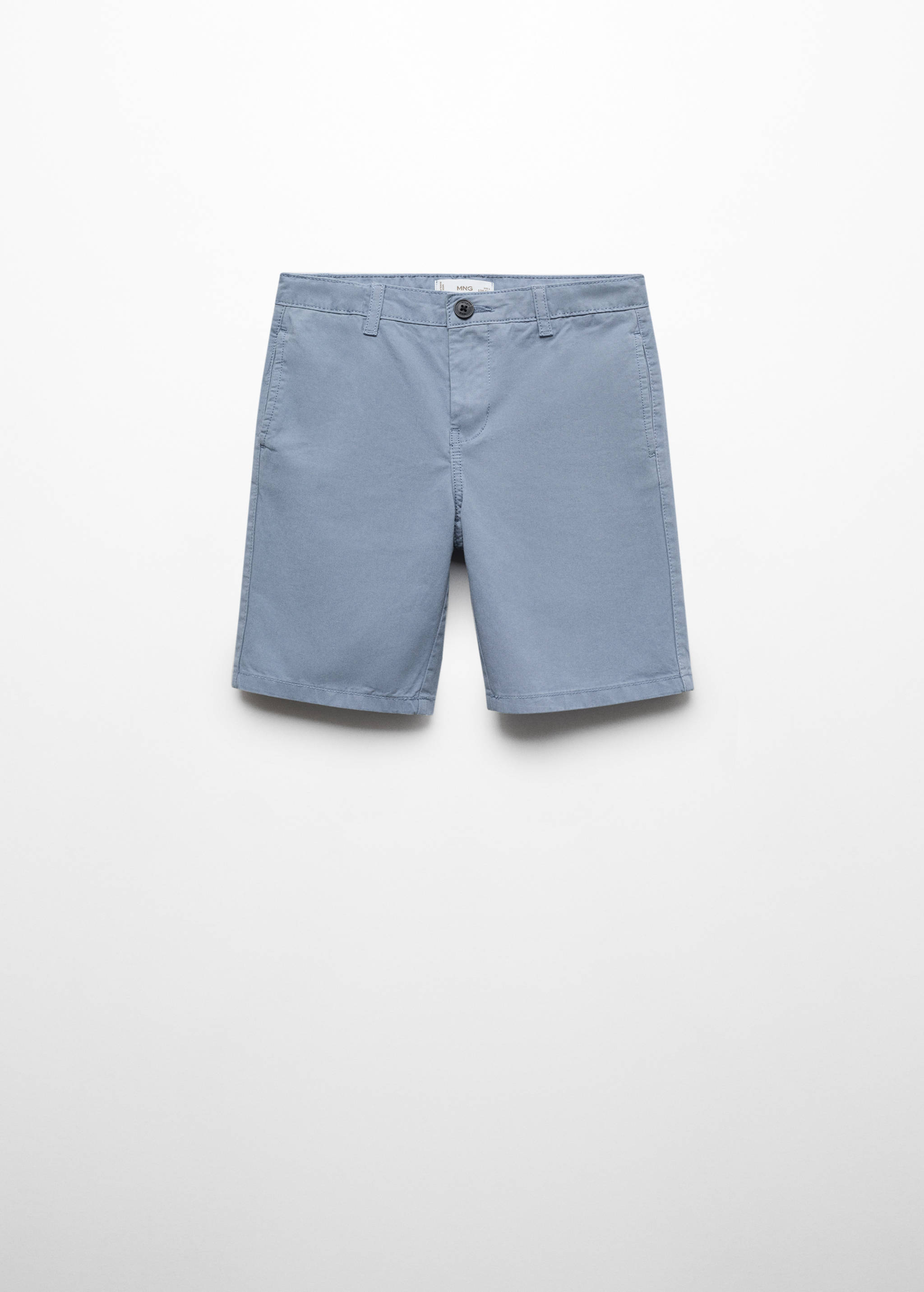 Slim-fit chino cotton bermuda shorts - Article without model