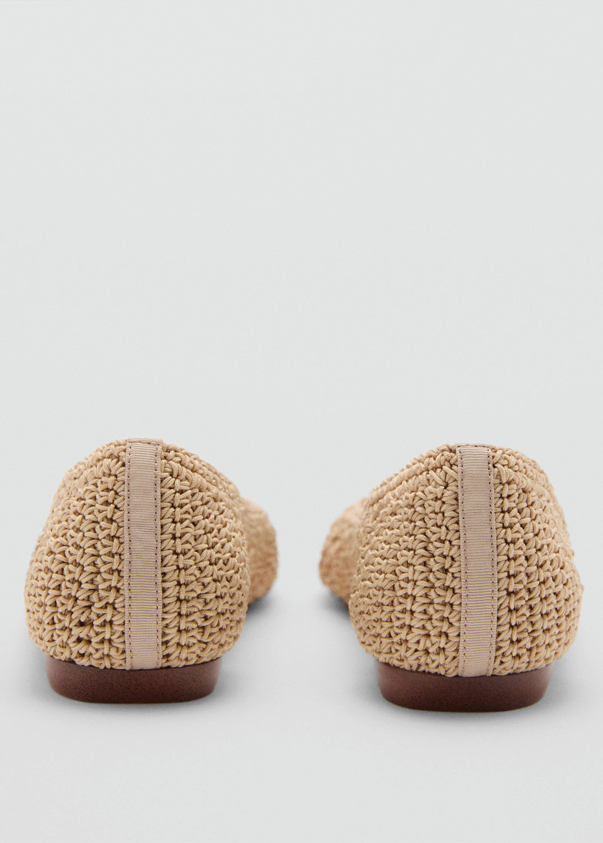 Square-toe braided ballet flats - Details of the article 2