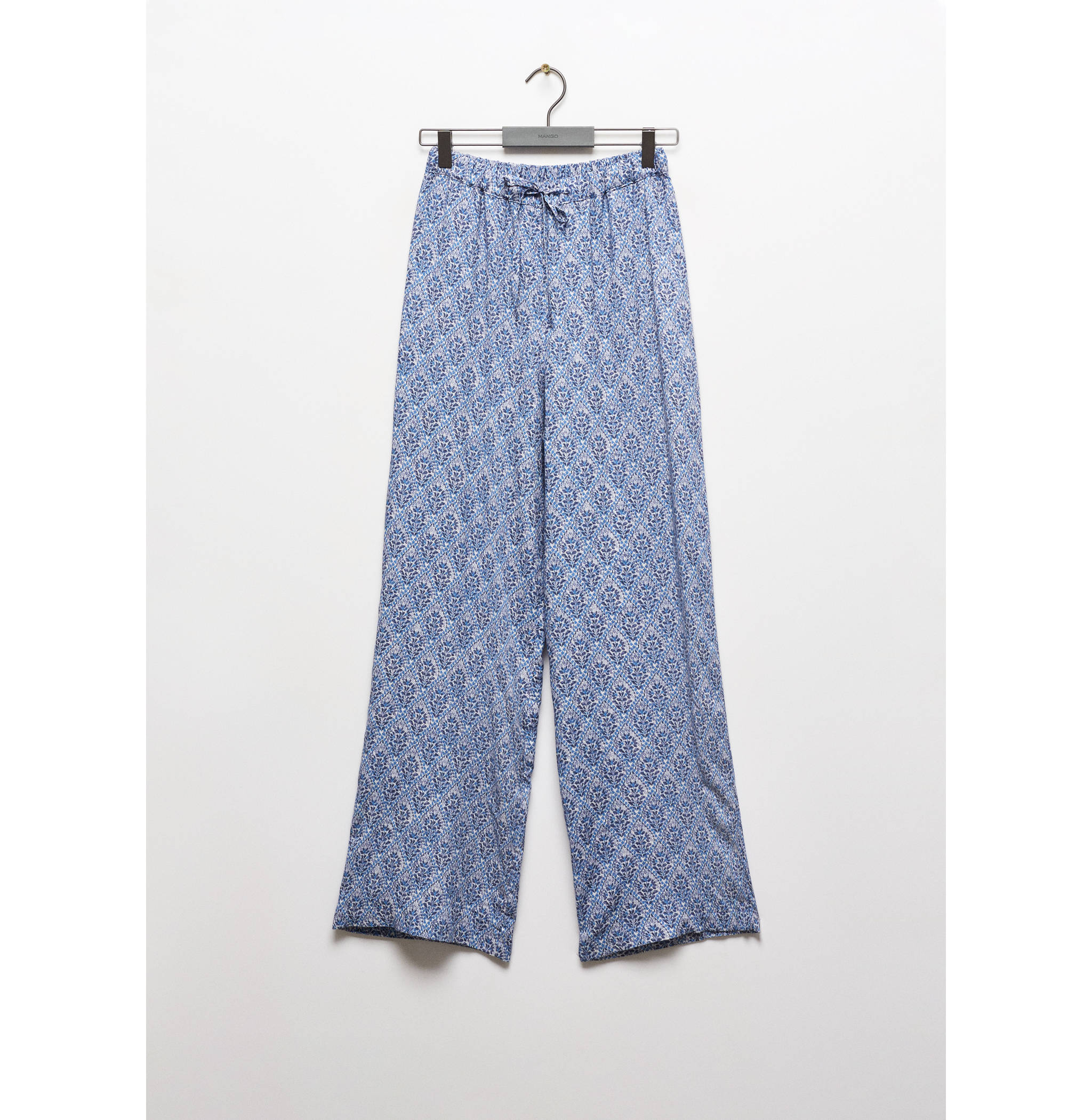 Printed trousers with bow - Article without model