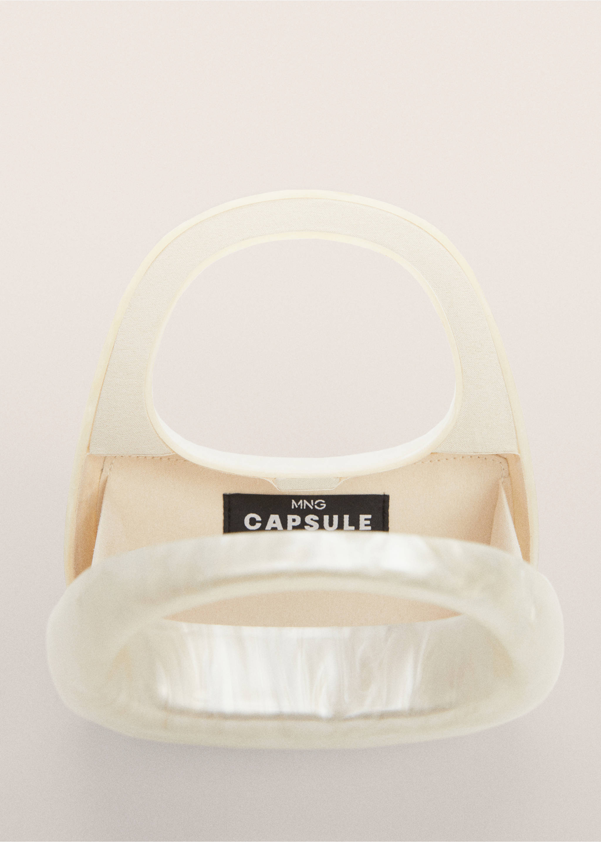 Pochette à effet perlé - Détail de l'article 3, Ivoire. Ref: 67096745-00.