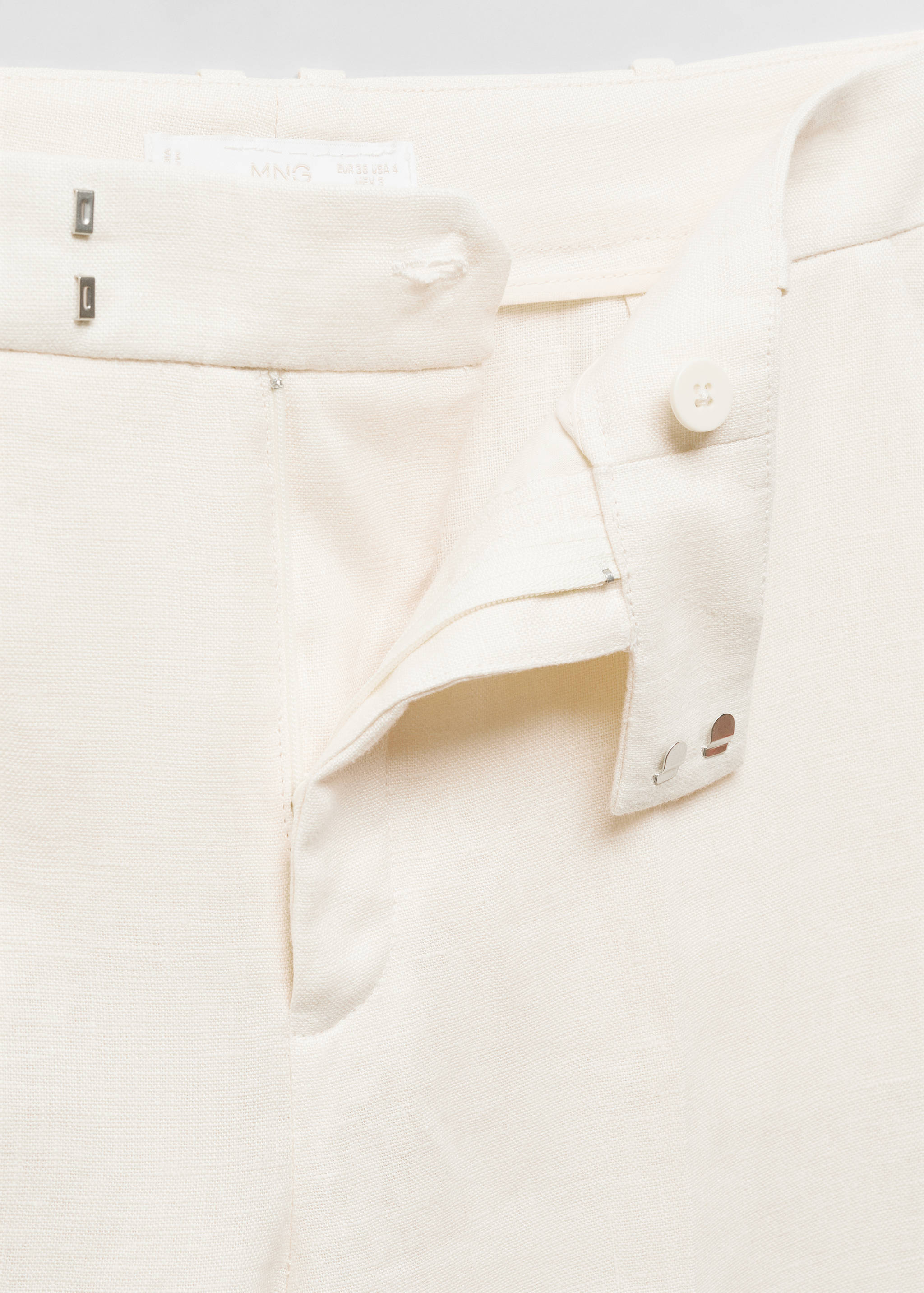 Linen suit trousers - Details of the article 8