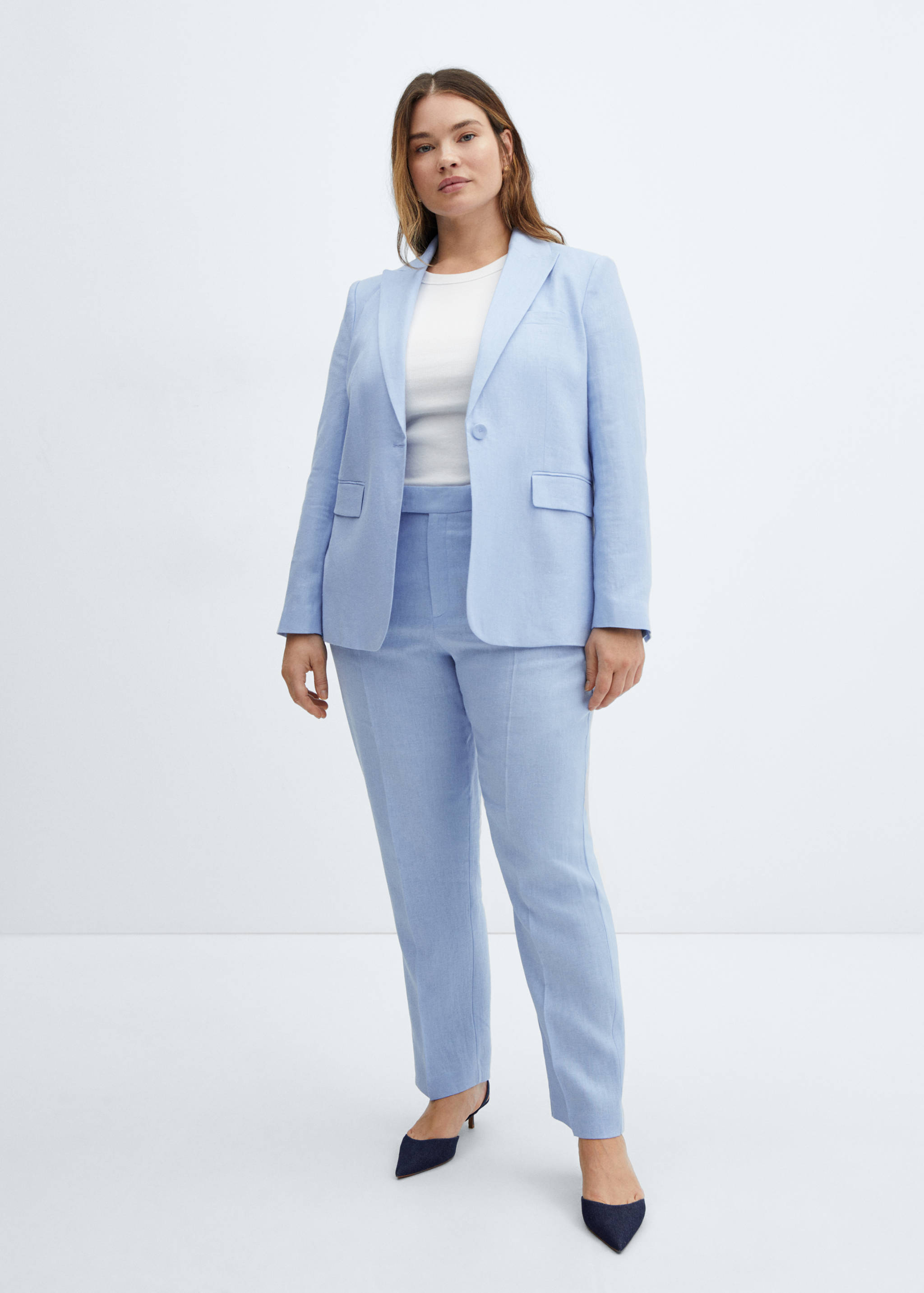 Linen suit trousers - Details of the article 3