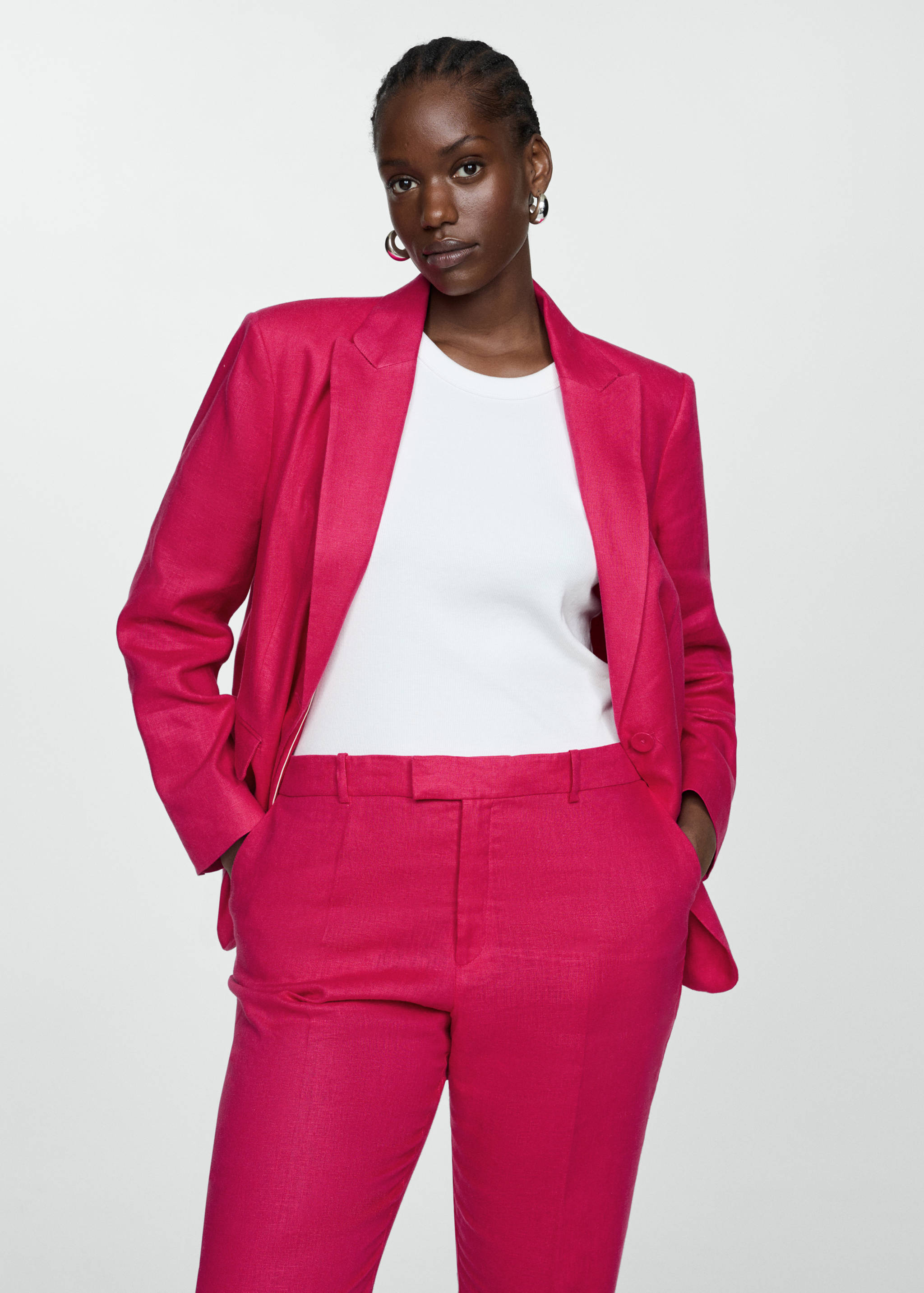 Linen suit trousers - Details of the article 5