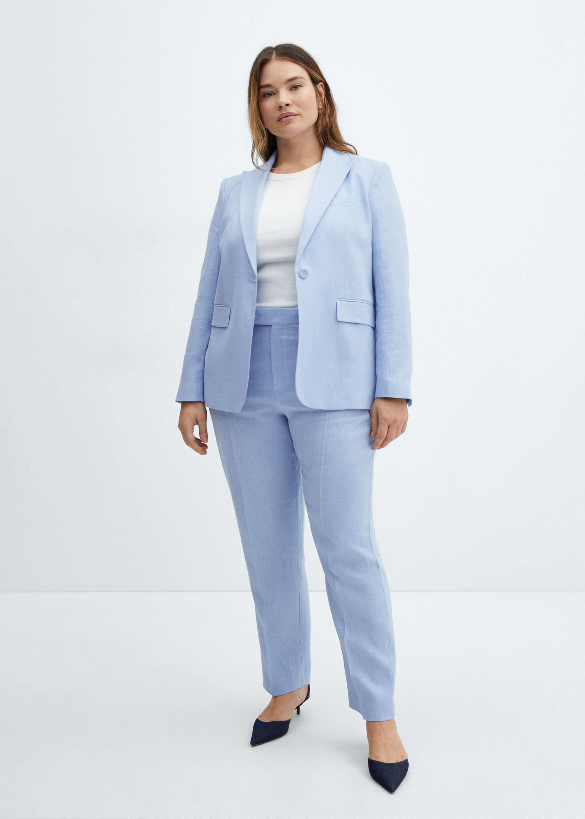 Linen suit trousers - Details of the article 3