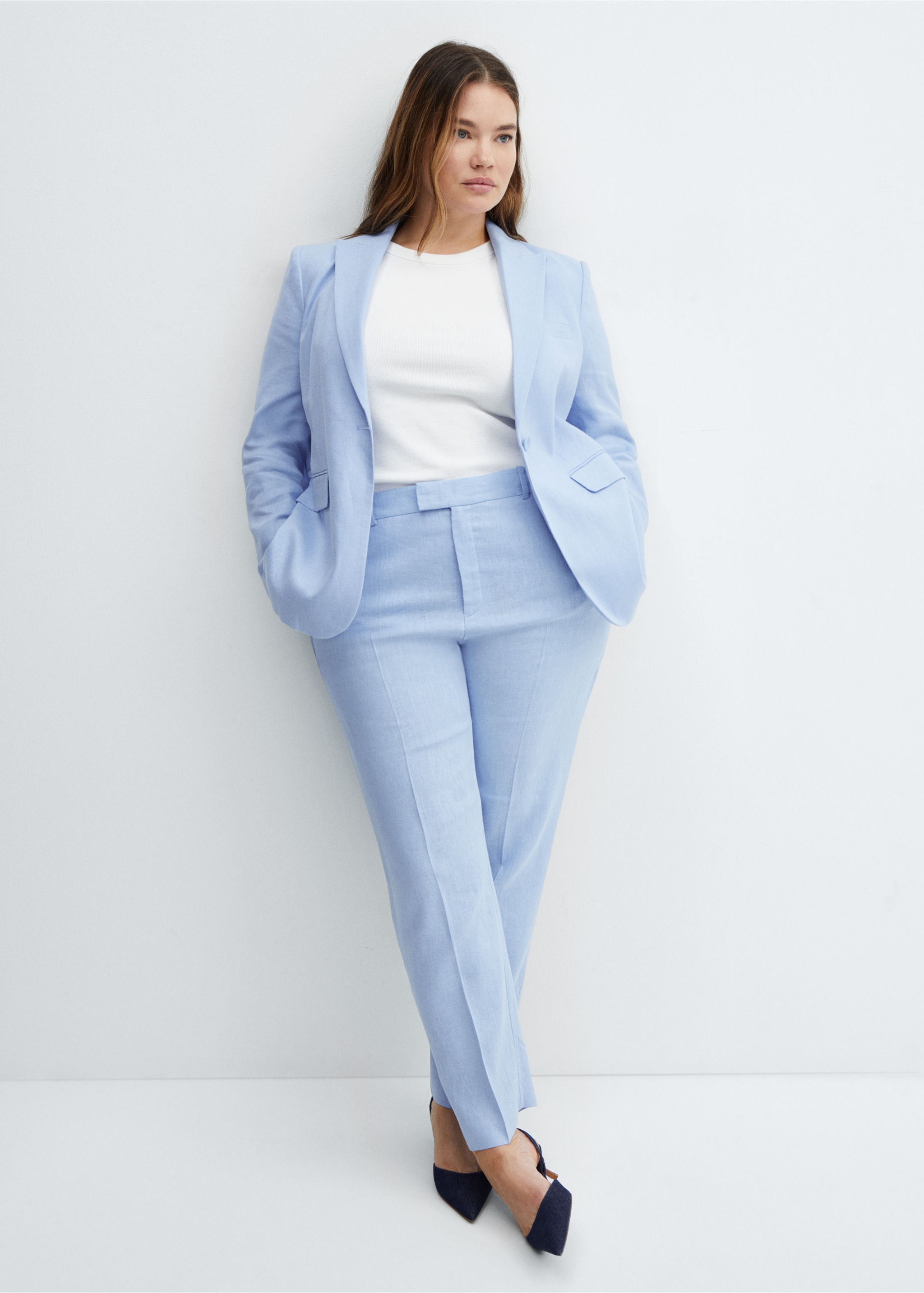 Linen suit trousers - Details of the article 4