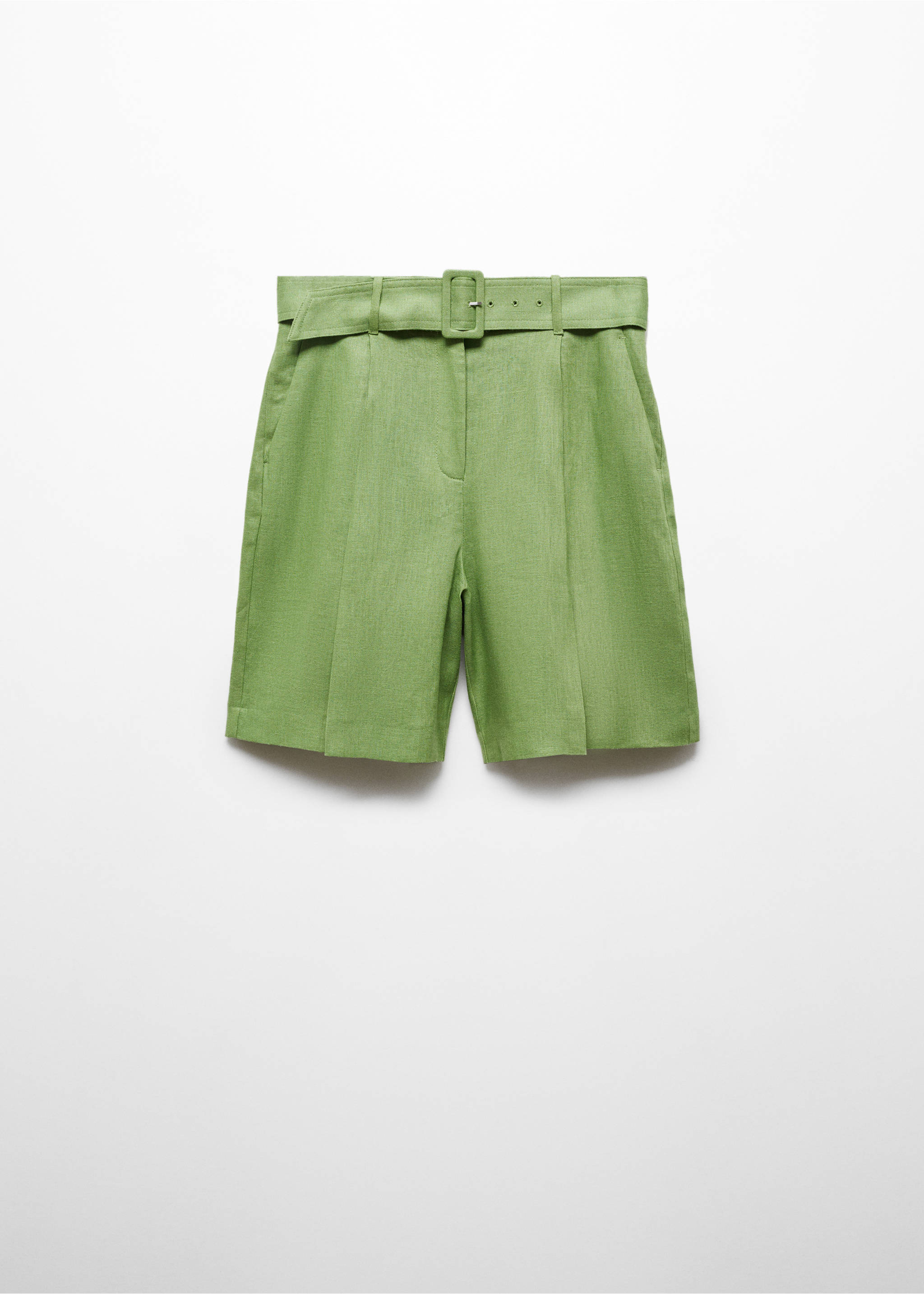 Bermuda len övvel - Termék modell nélkül, Zöld. Ref: 67097112-00.