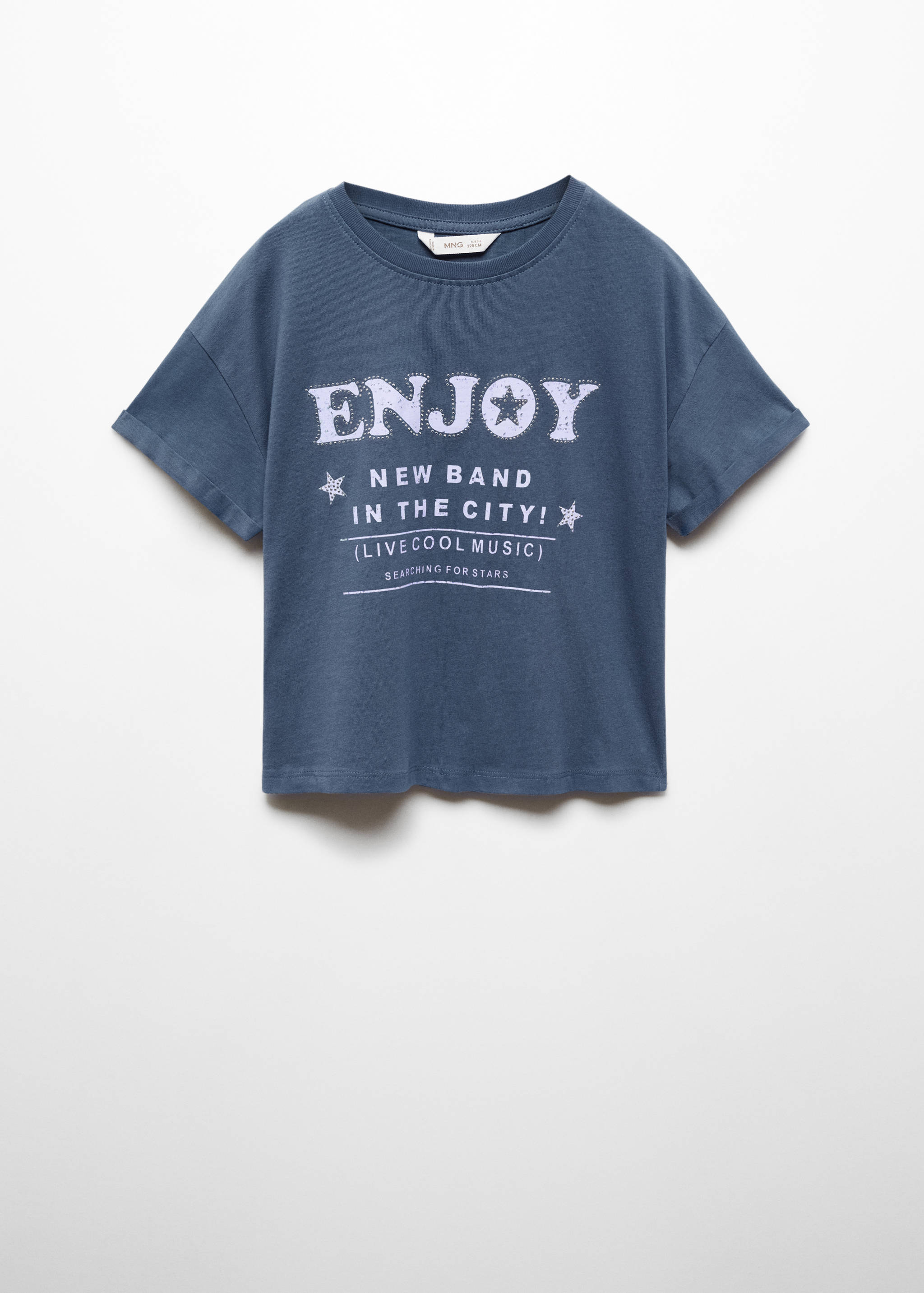 Camiseta mensaje abalorios - Artículo sin modelo