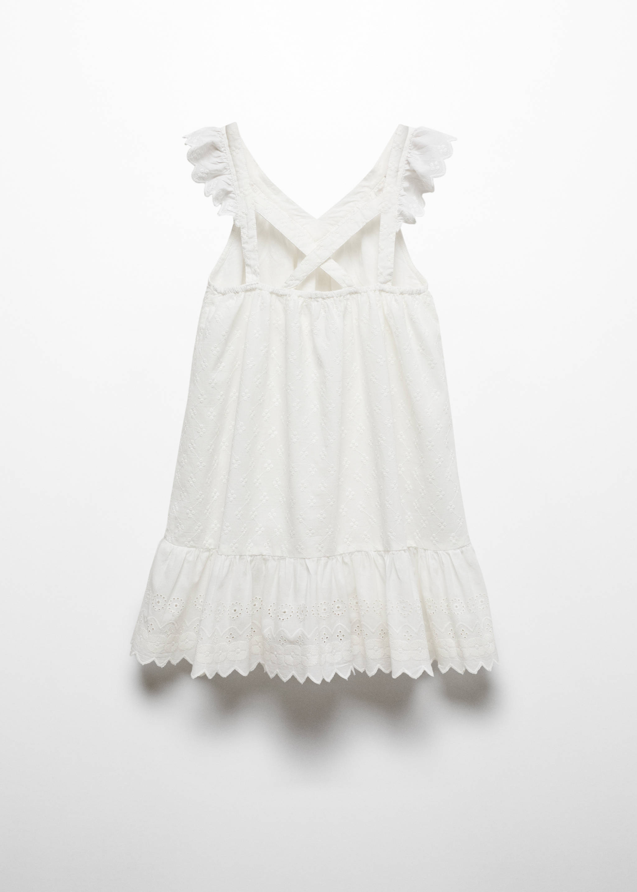 Vestido bordado suizo - Reverso del artículo