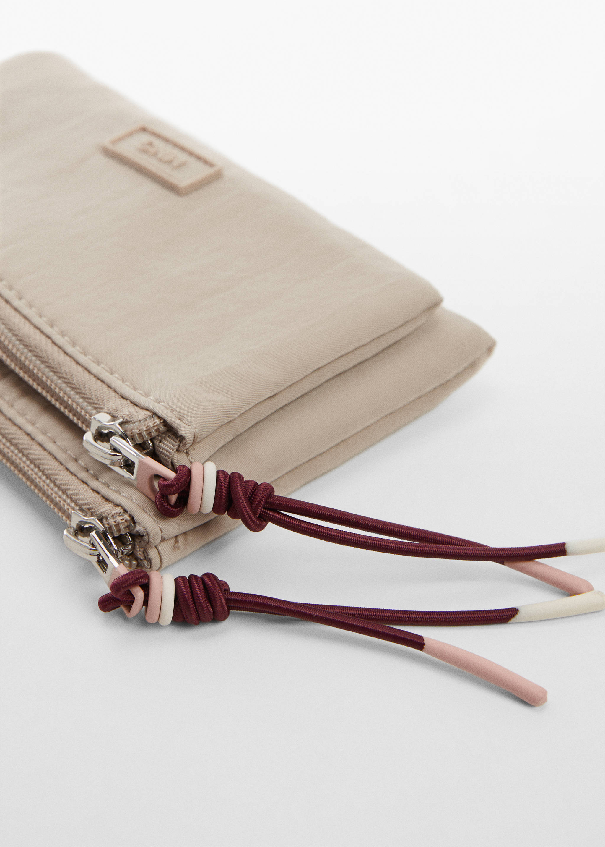 Double-compartment coin purse with logo - Details of the article 1