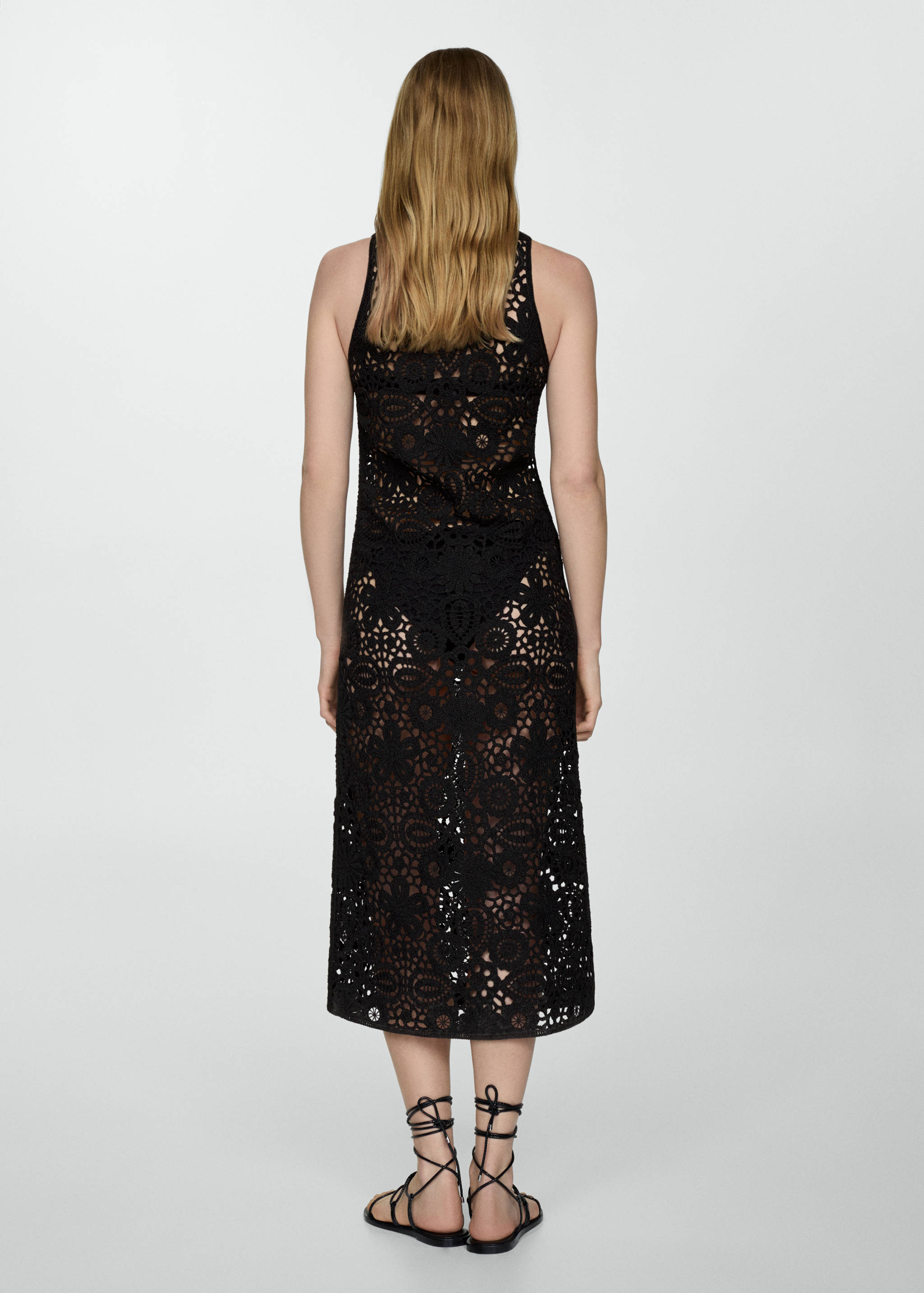 Vestito midi crochet - Retro dell'articolo