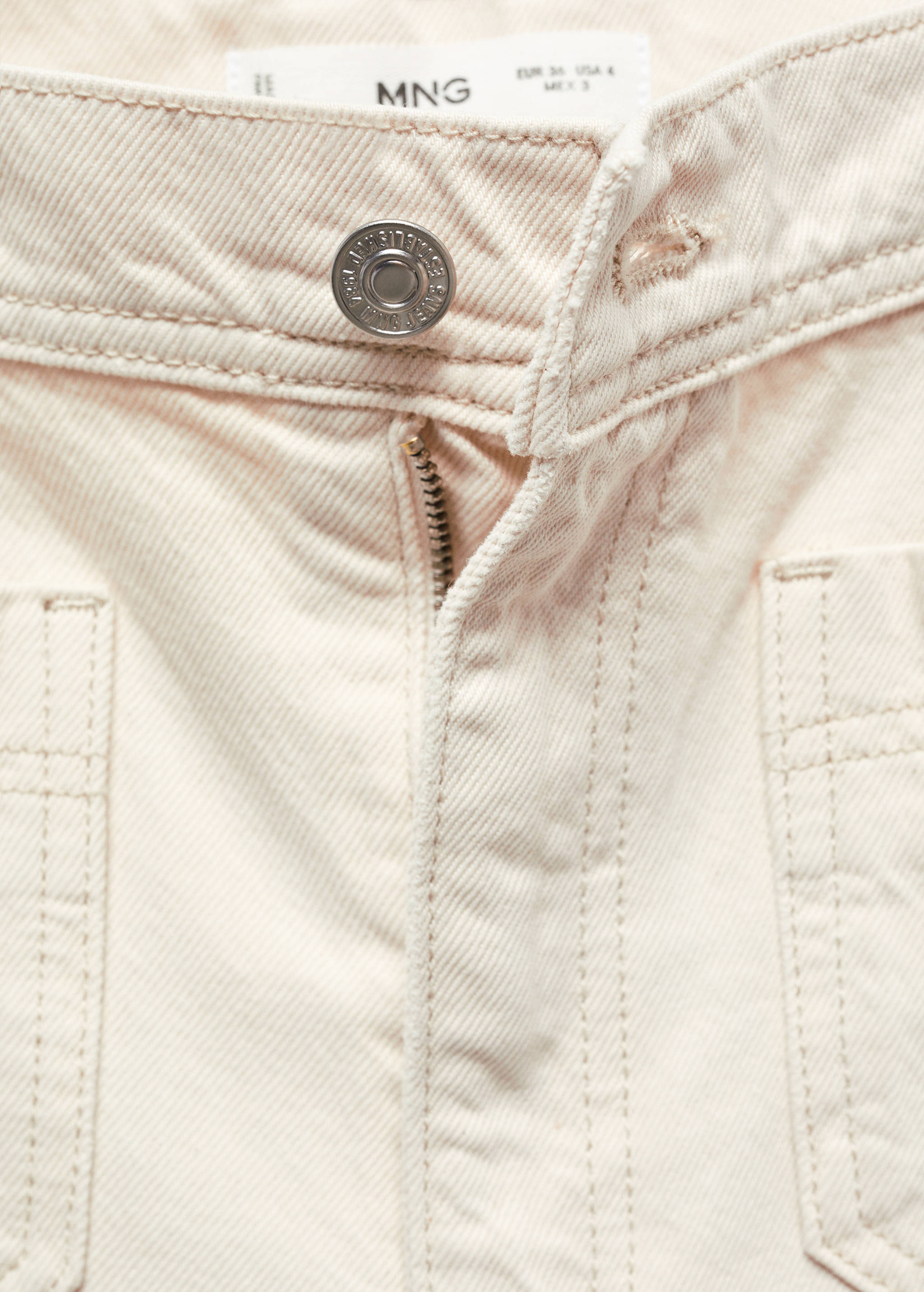 Wide leg jeans with pockets - Details of the article 8