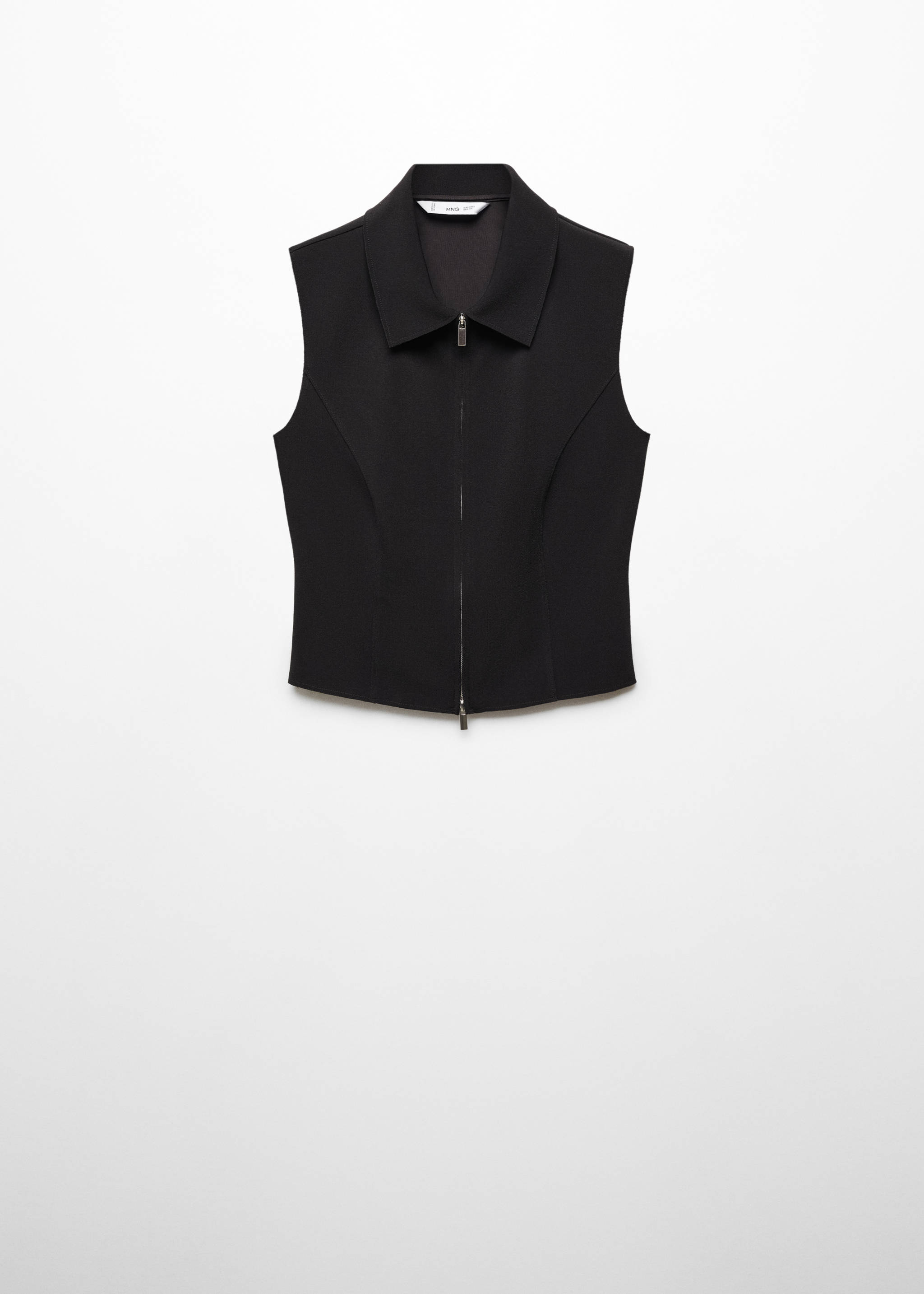 Crop top with zip - Article without model