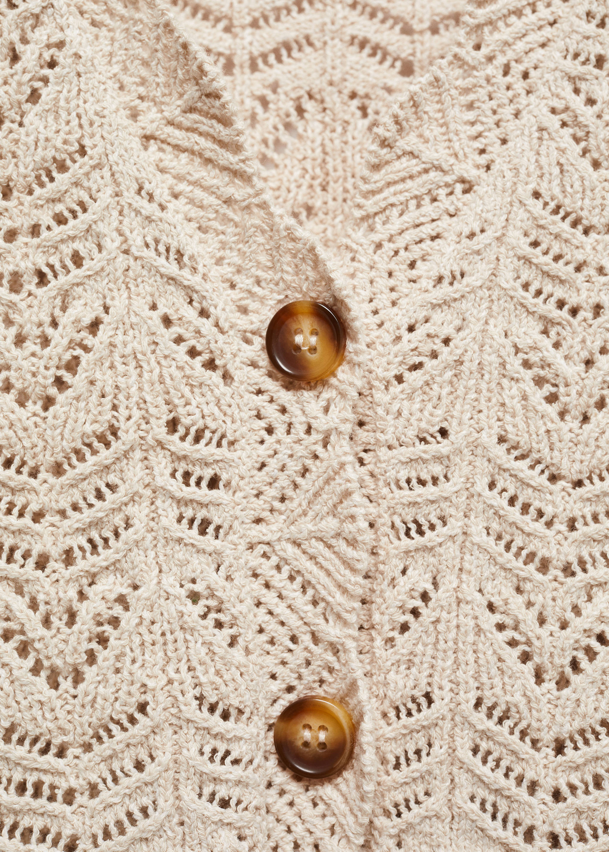 Cardigan with lace details - Details of the article 8