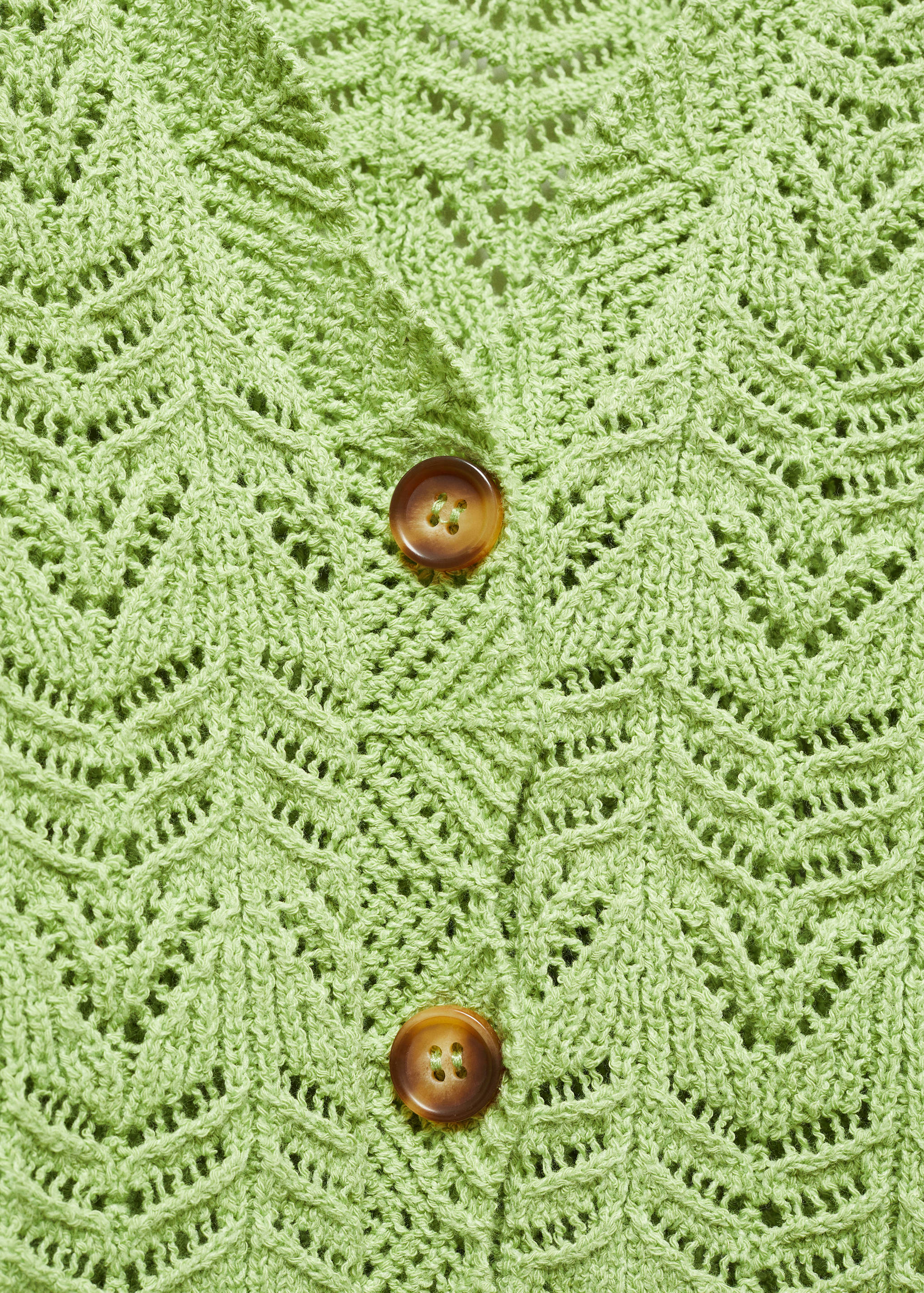 Cardigan with lace details - Details of the article 8