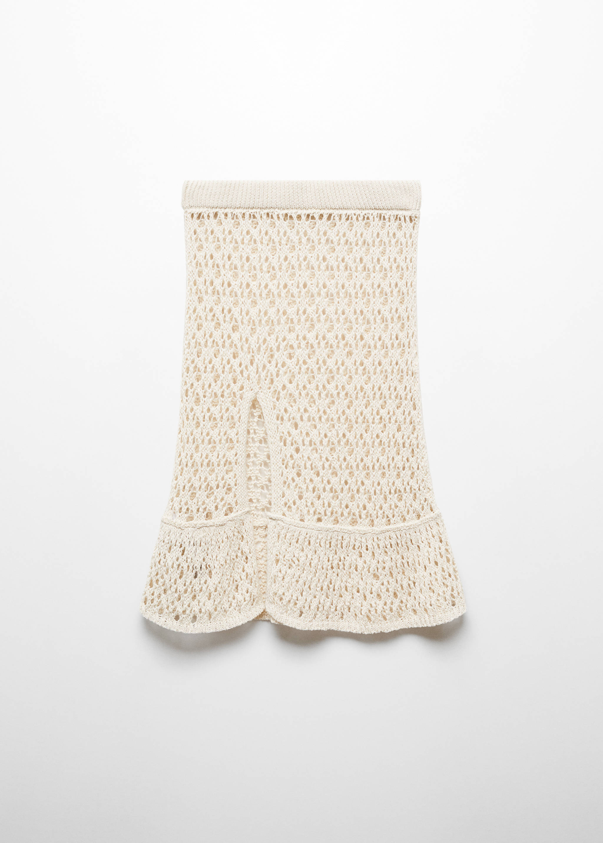 Crochet skirt with opening - Article without model