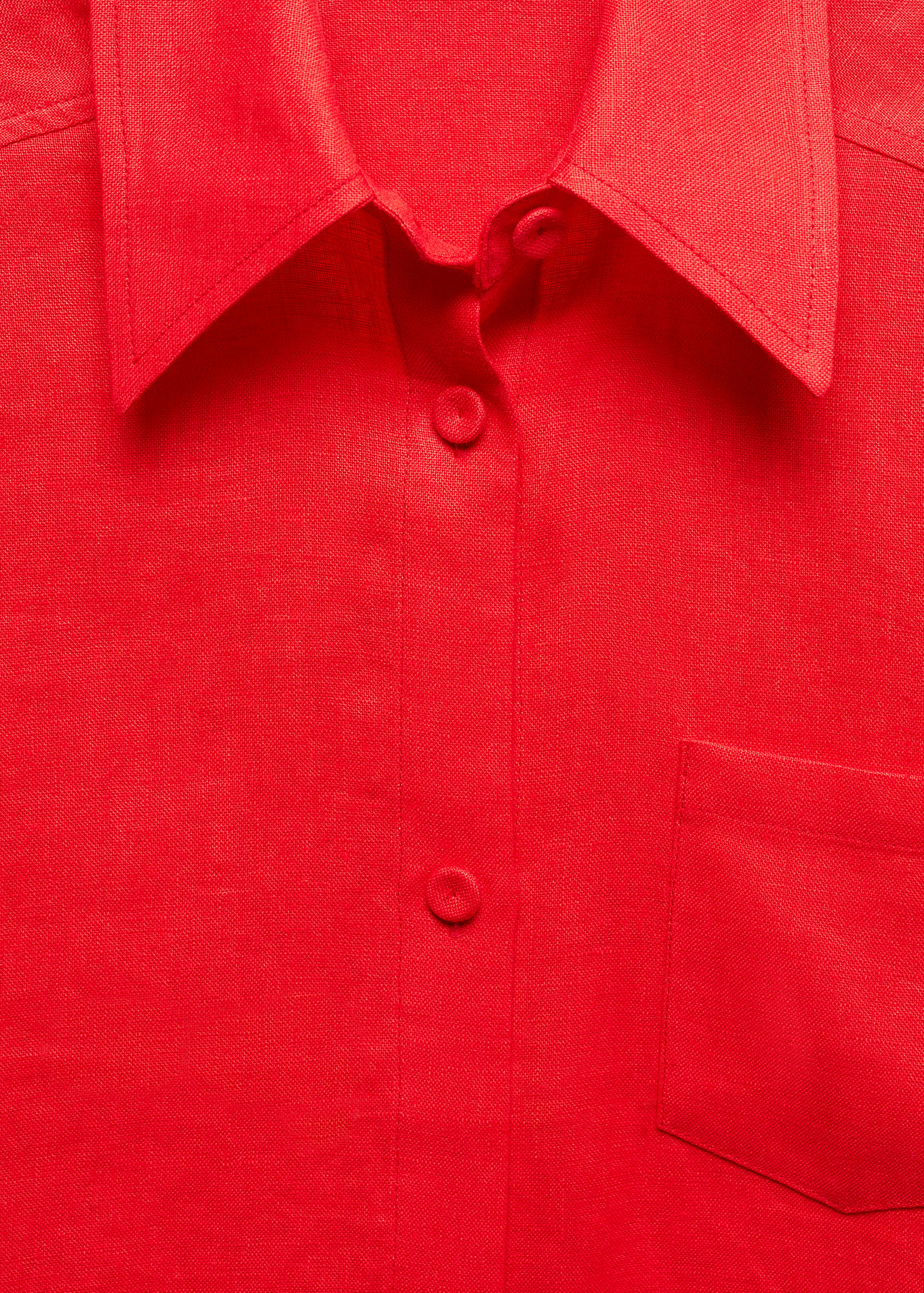 Linen 100% shirt - Details of the article 8