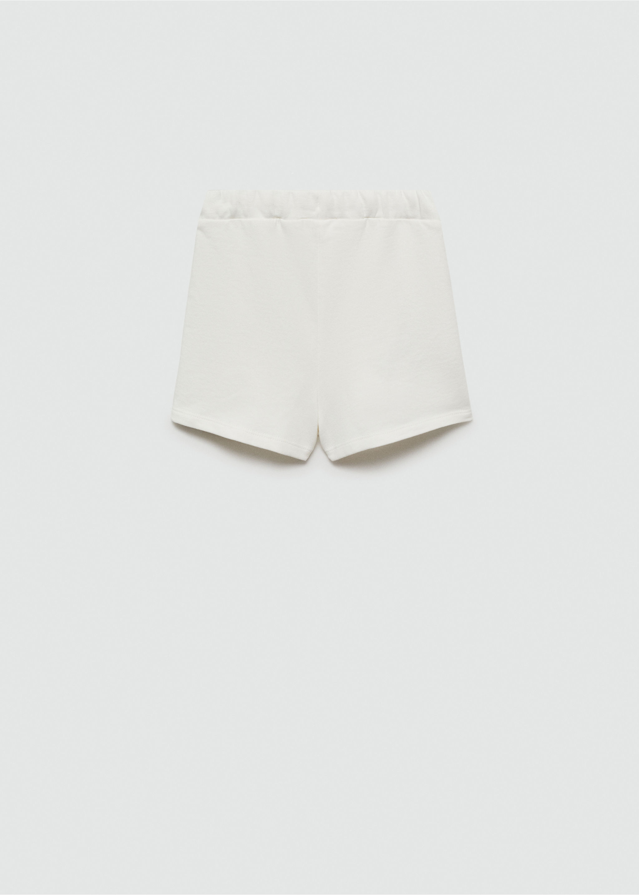 Cotton shorts with elastic waist - Reverse of the article