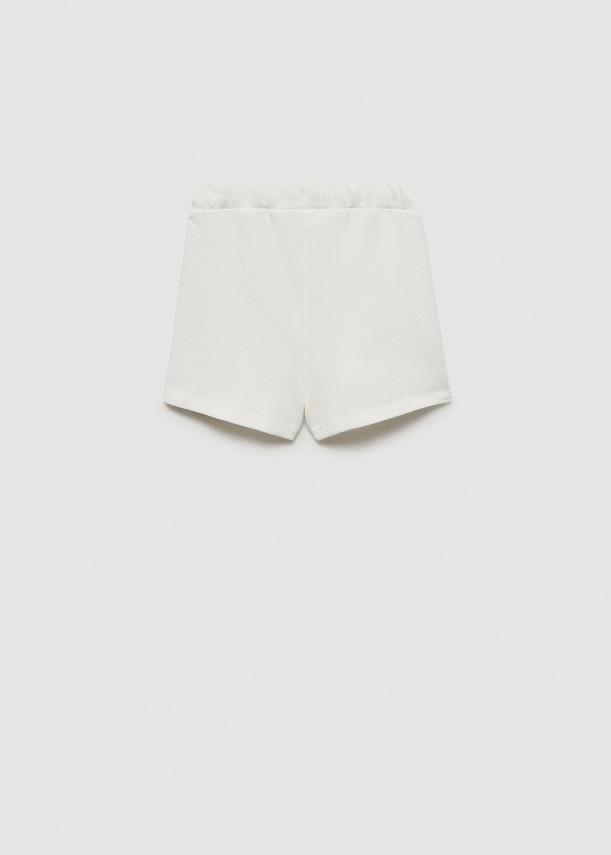 Cotton shorts with elastic waist - Reverse of the article