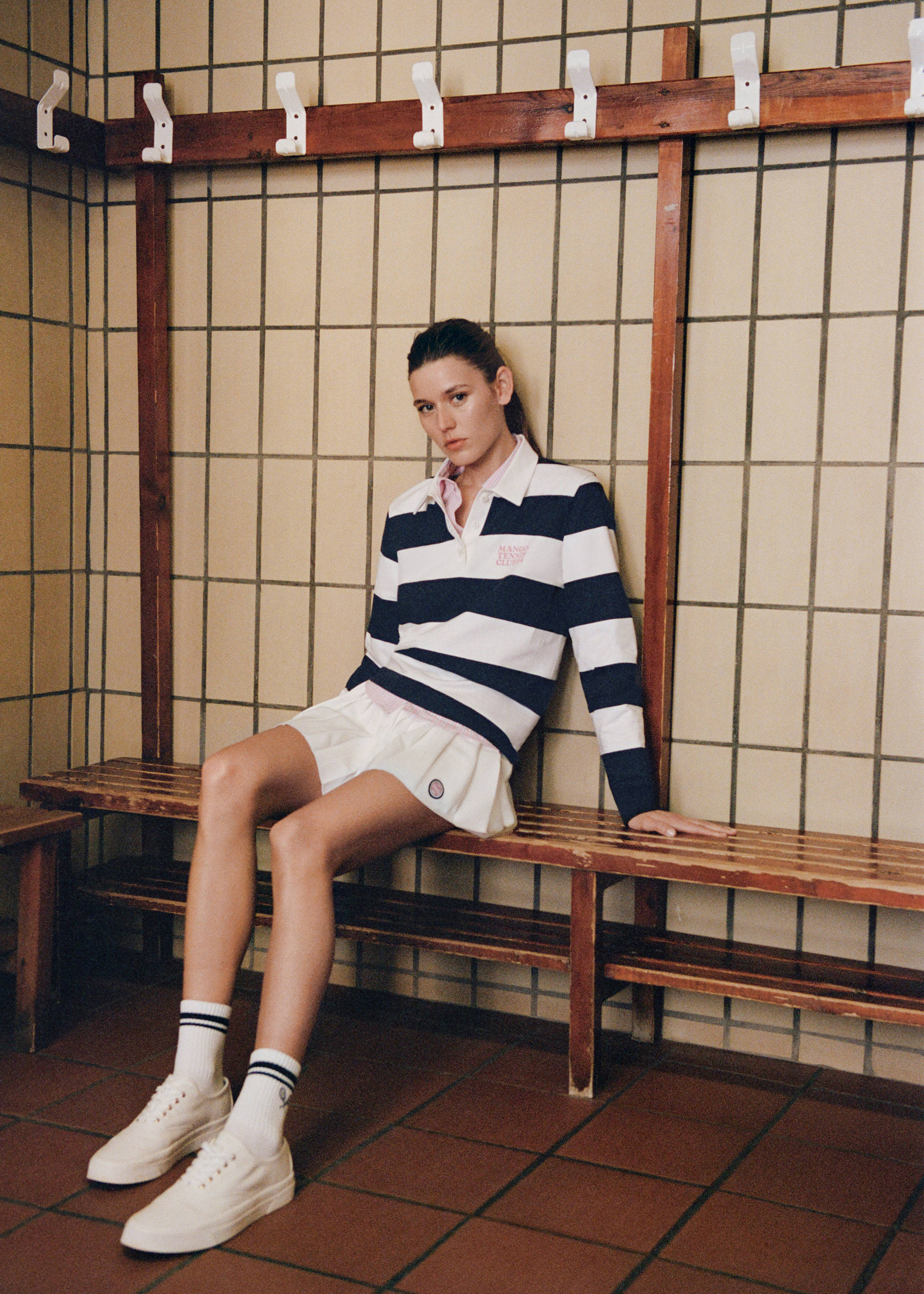 100% cotton striped polo shirt - Details of the article 3