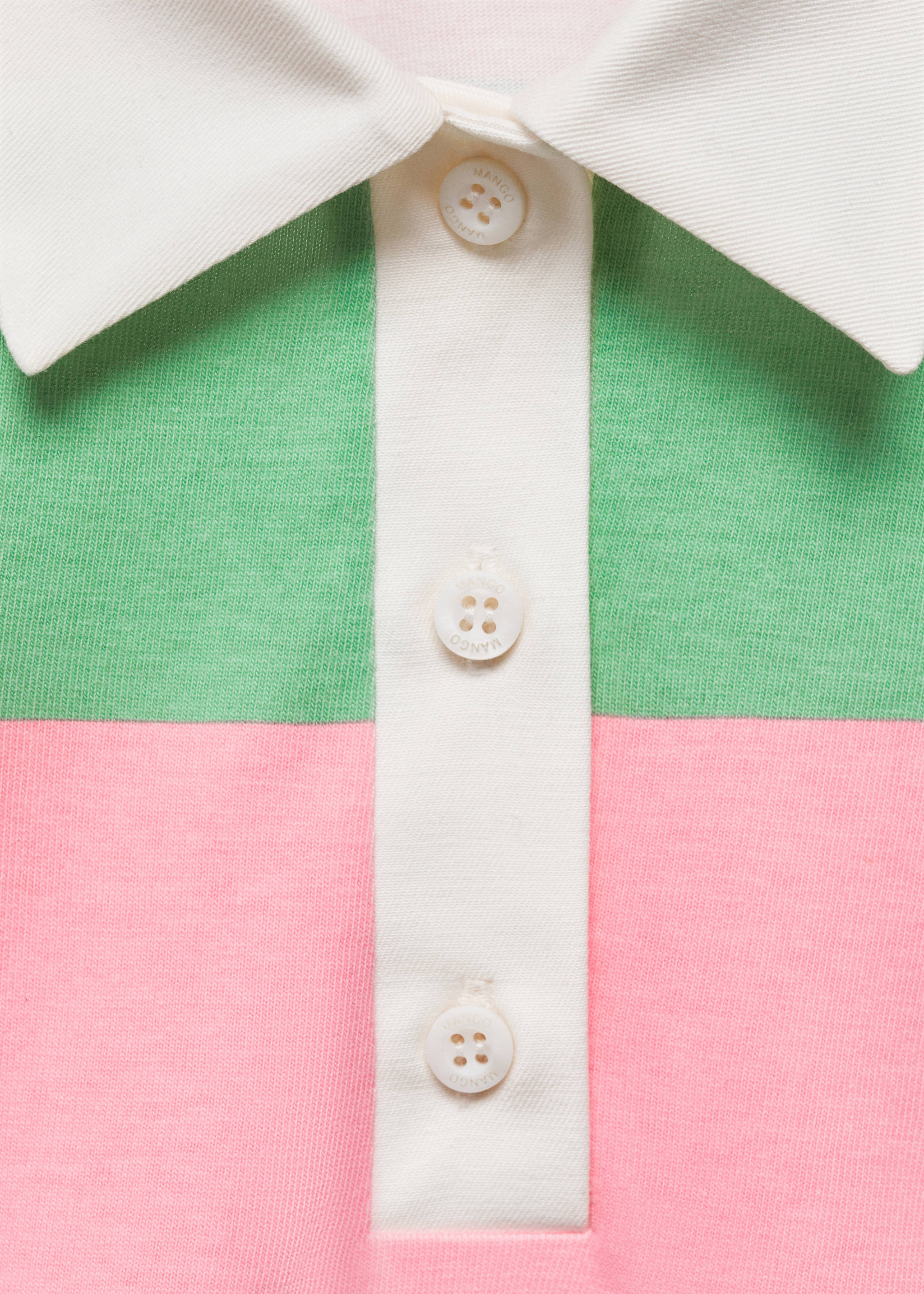 100% cotton striped polo shirt - Details of the article 8