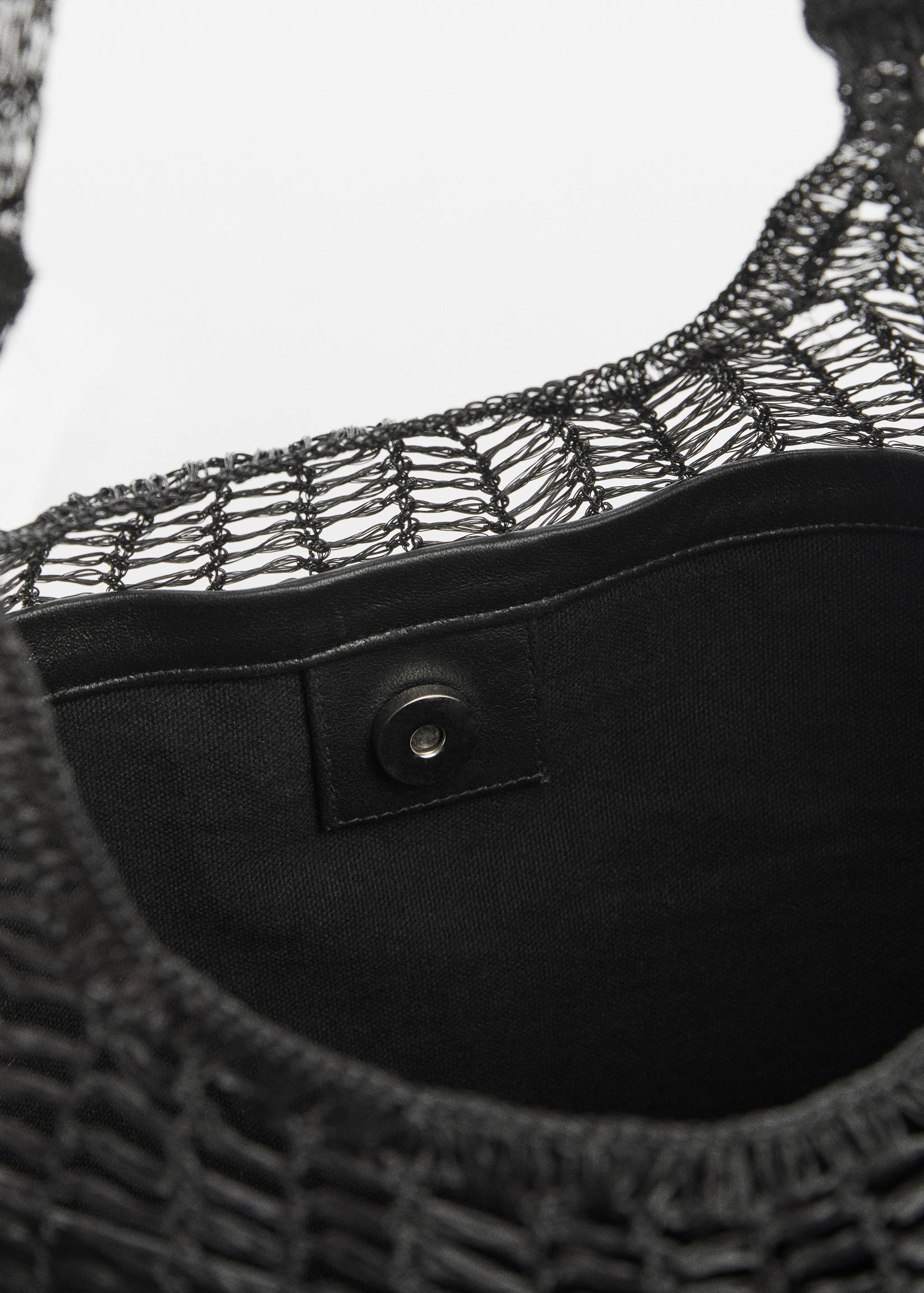 Mesh pattern shopper bag - Details of the article 2