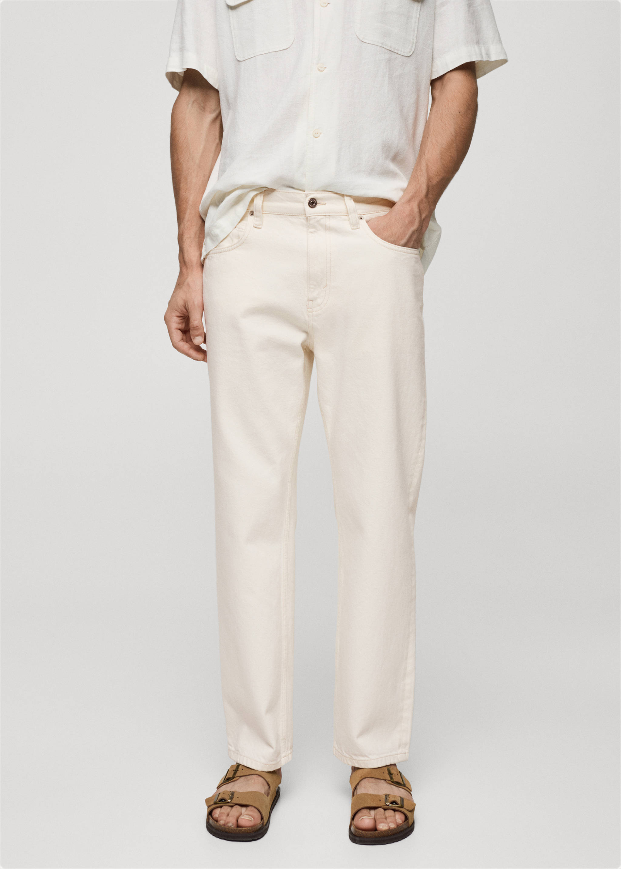 Texans cotó relaxed fit - Pla mig