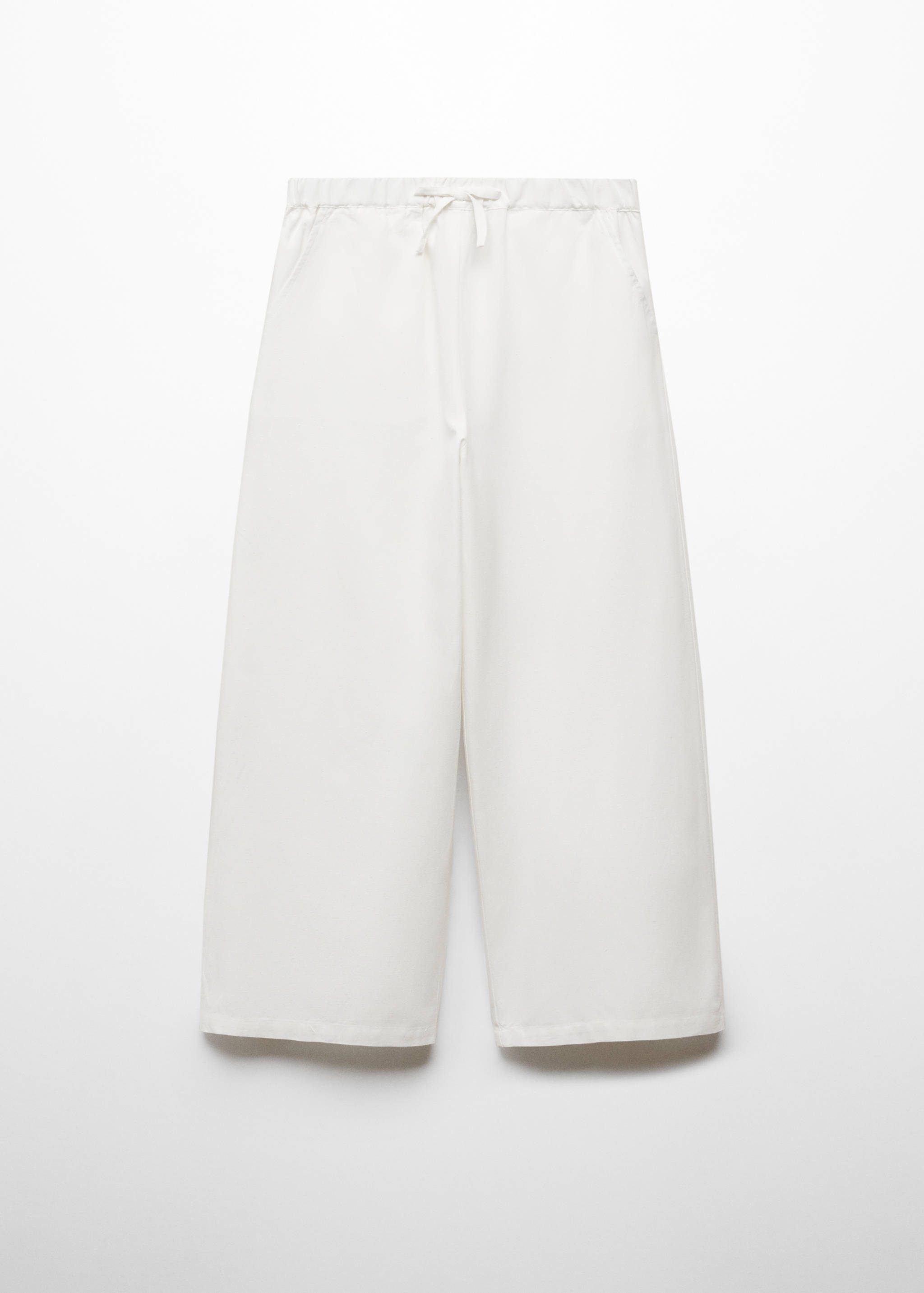 Wide leg linen trousers - Article without model