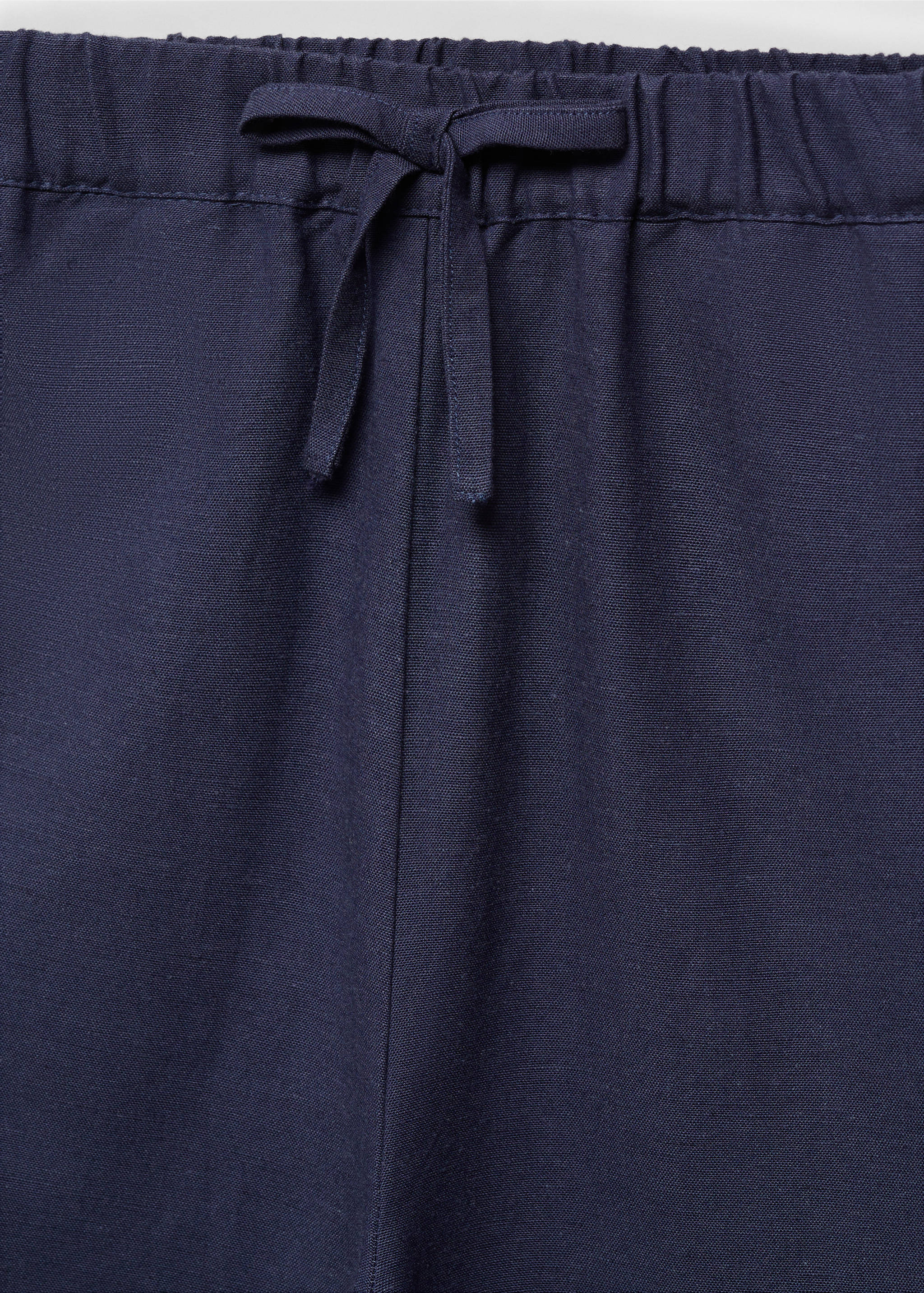 Wide leg linen trousers - Details of the article 8