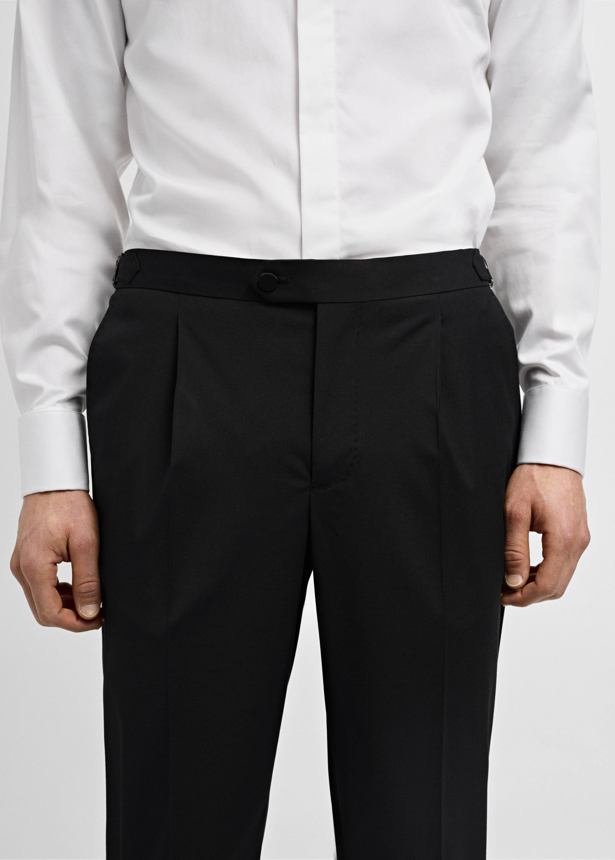 Pantalons vestit slim fit strech - Detall de l'article 1