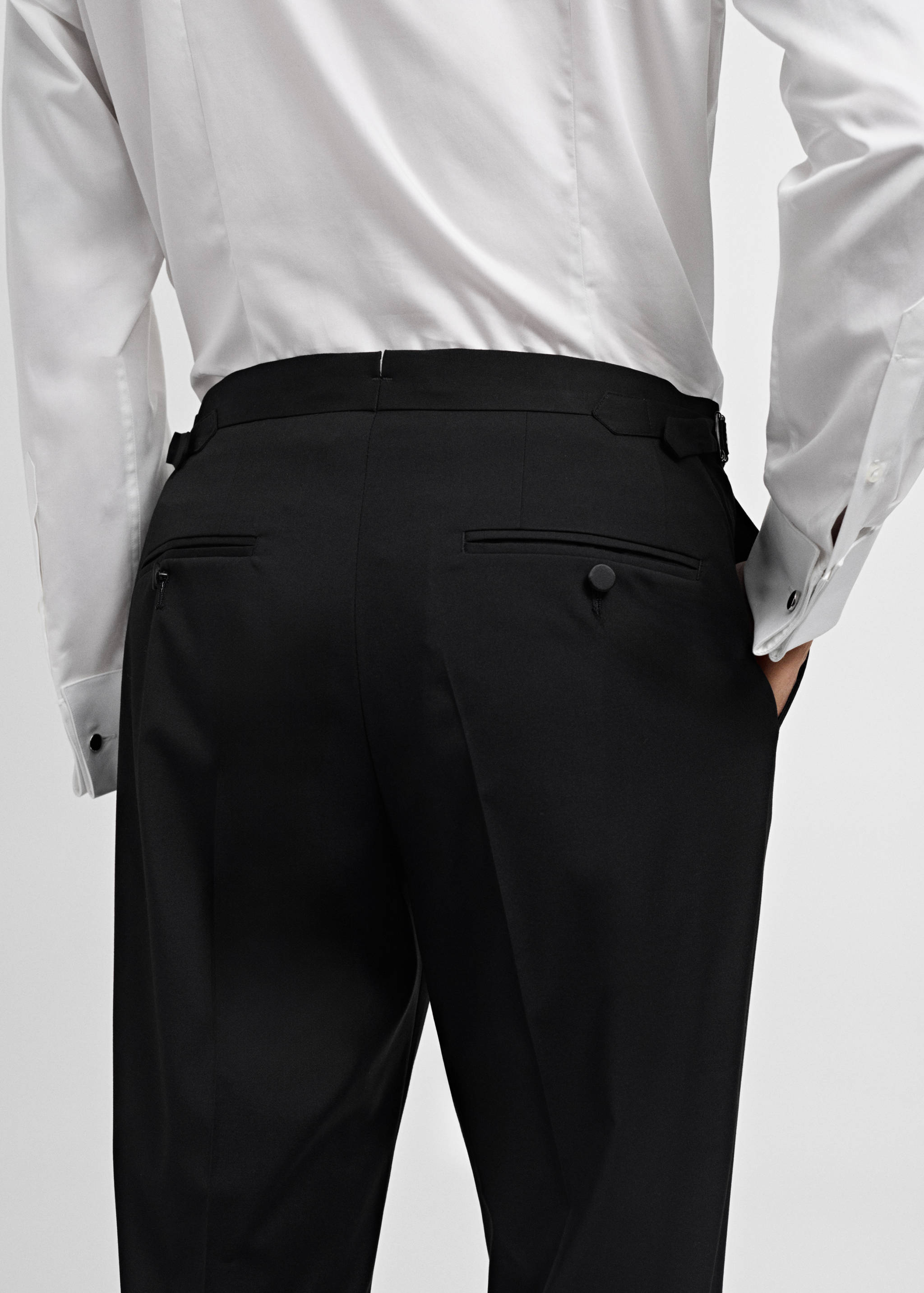 Pantalons vestit slim fit strech - Detall de l'article 6
