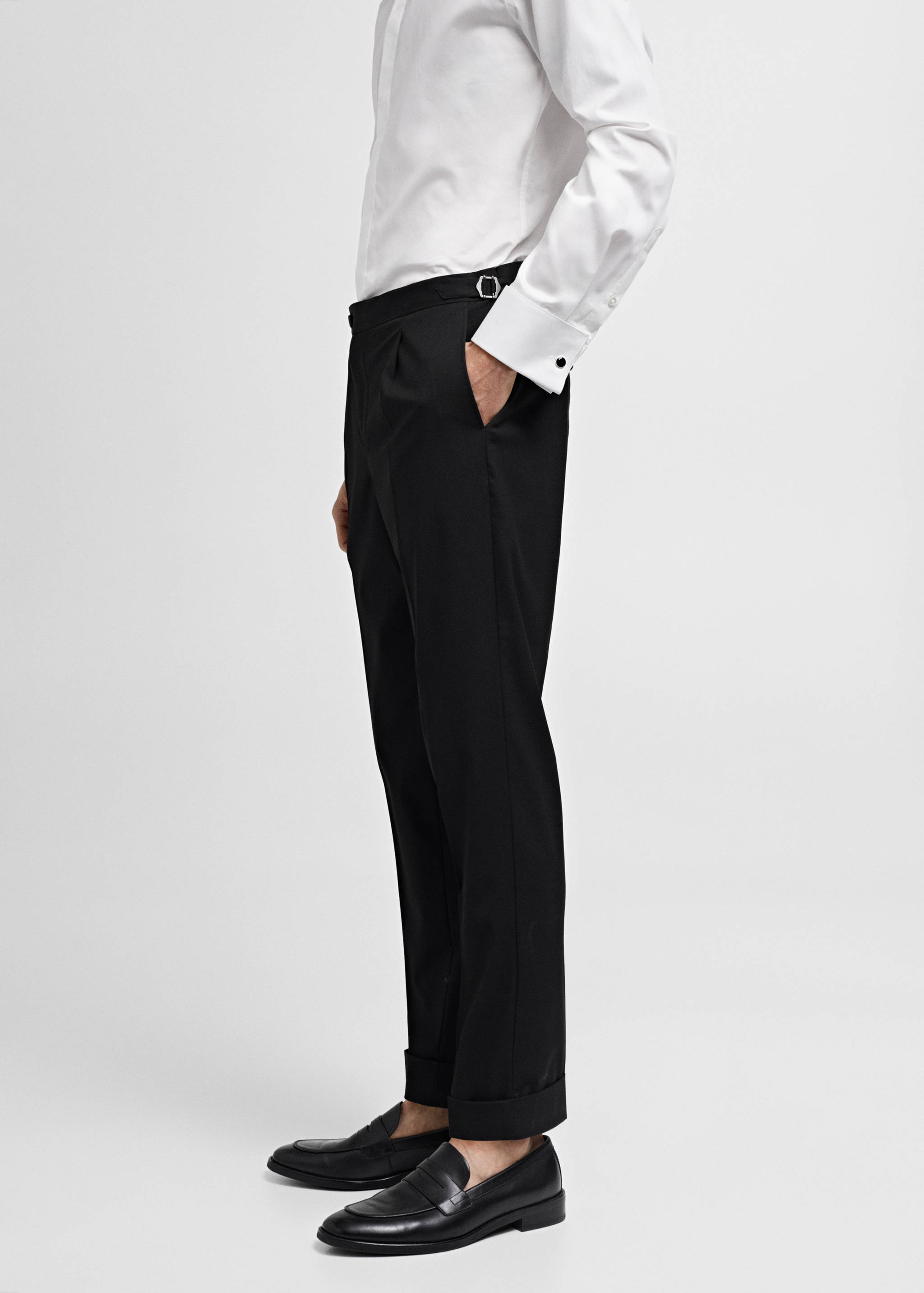 Pantalons vestit slim fit strech - Detall de l'article 2