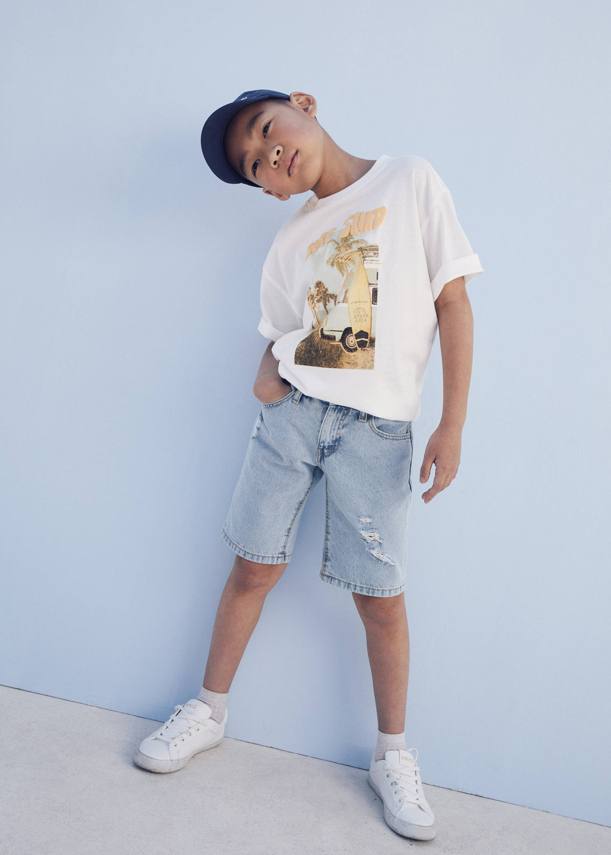 Jeansbermudas dekorativa revor - Detaljer om artikeln 5