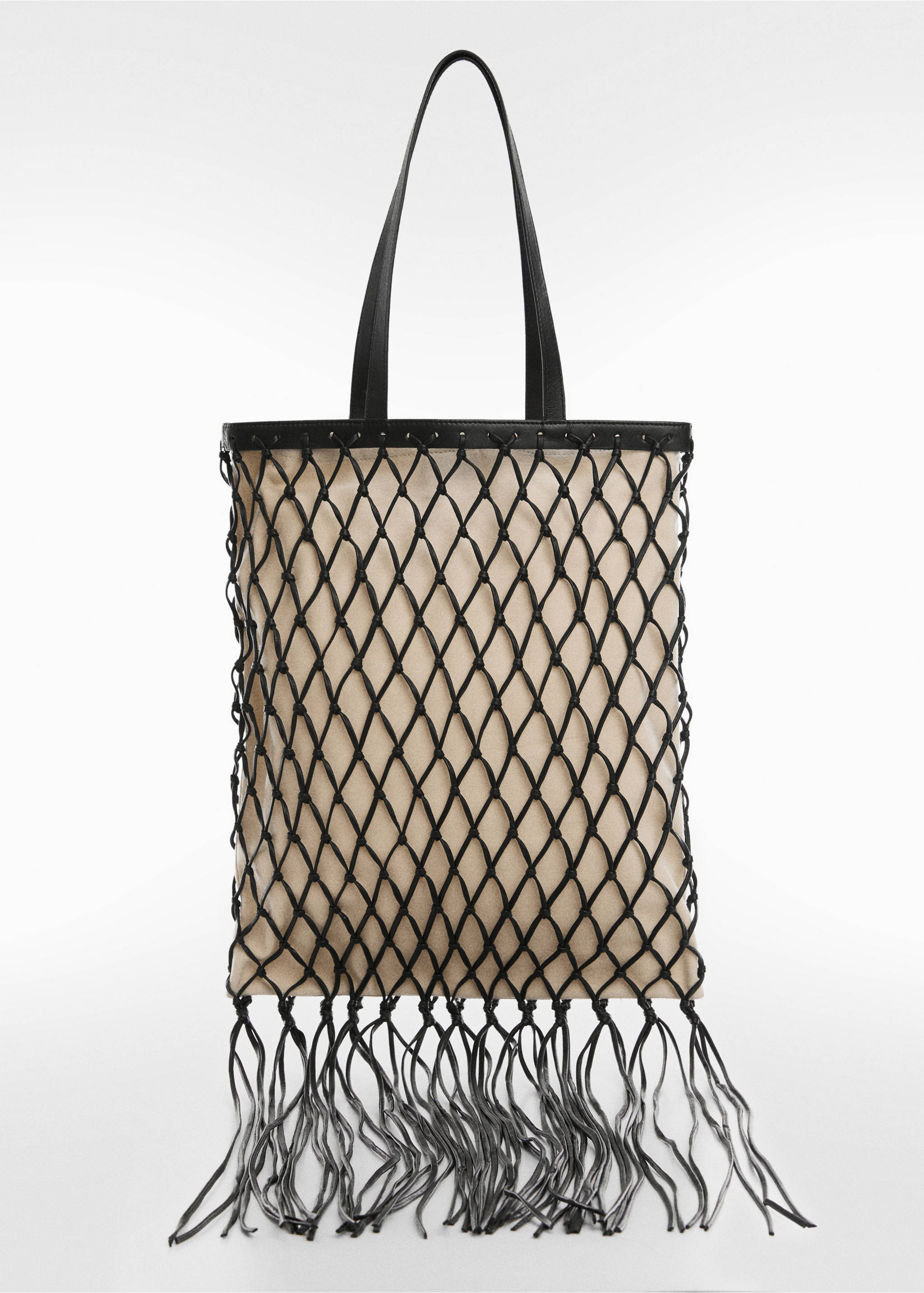 Sac shopper cuir - Article sans modèle, Noir. Ref: 67097719-00.