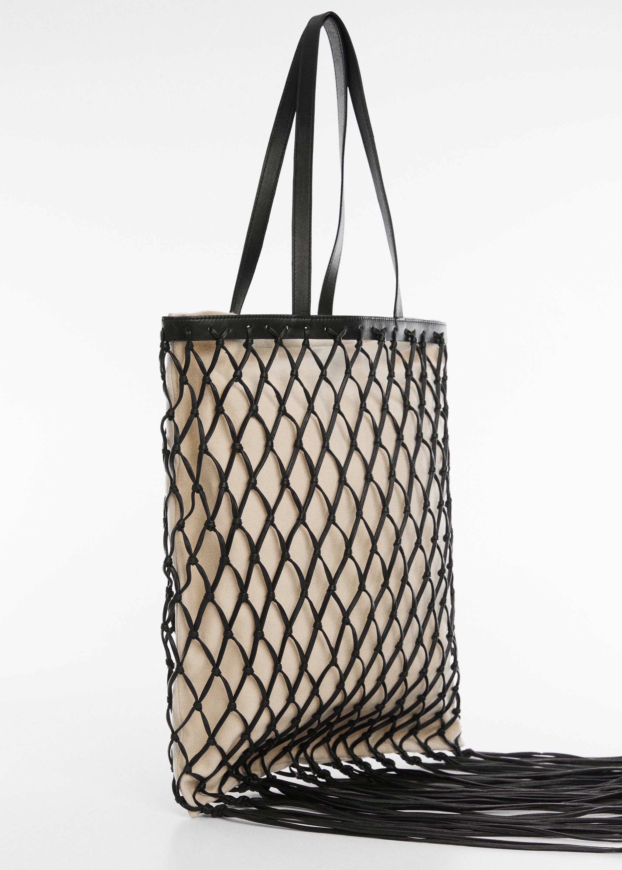 Sac shopper cuir - Plan moyen