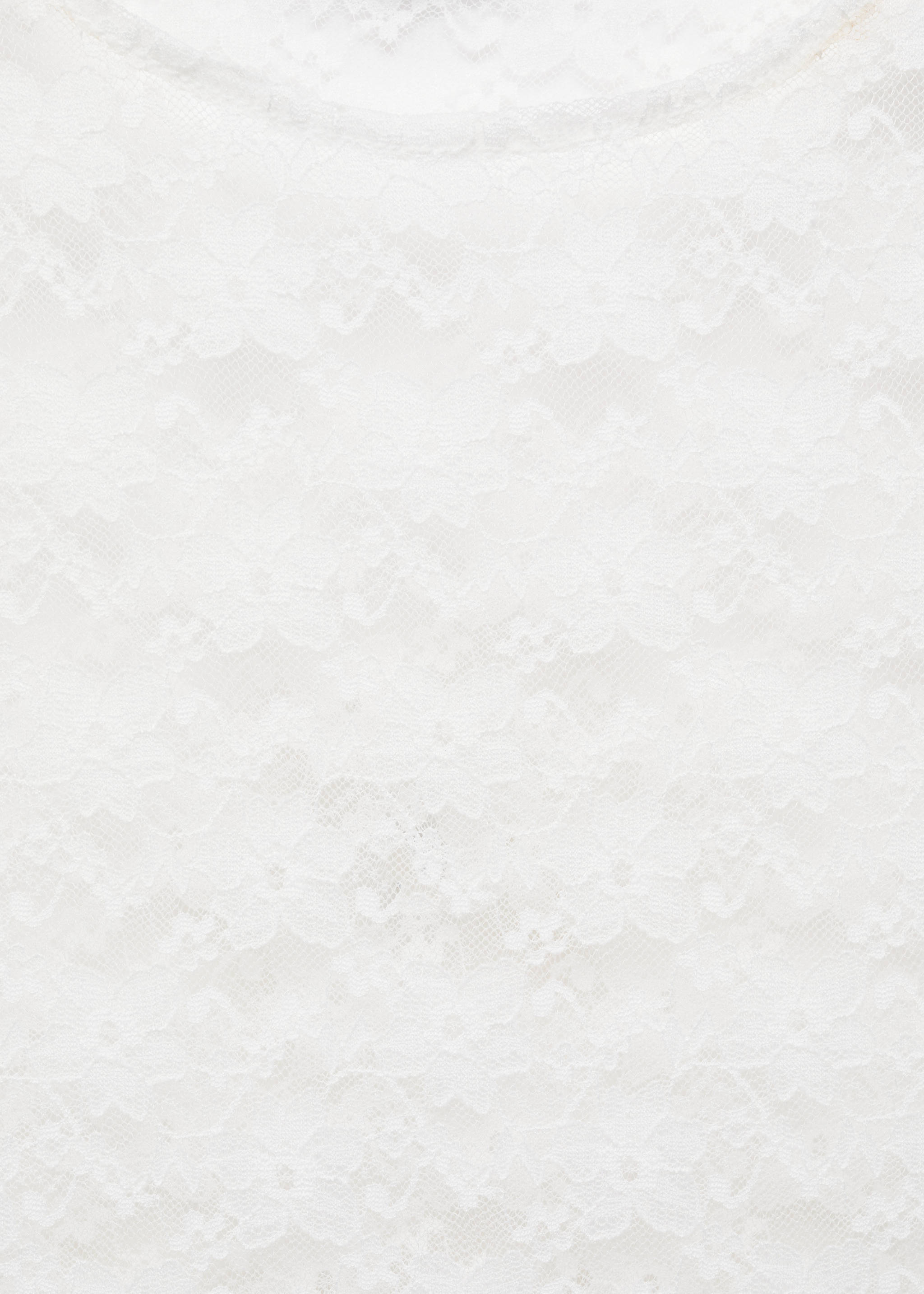 Floral lace dress with opening - Details of the article 8