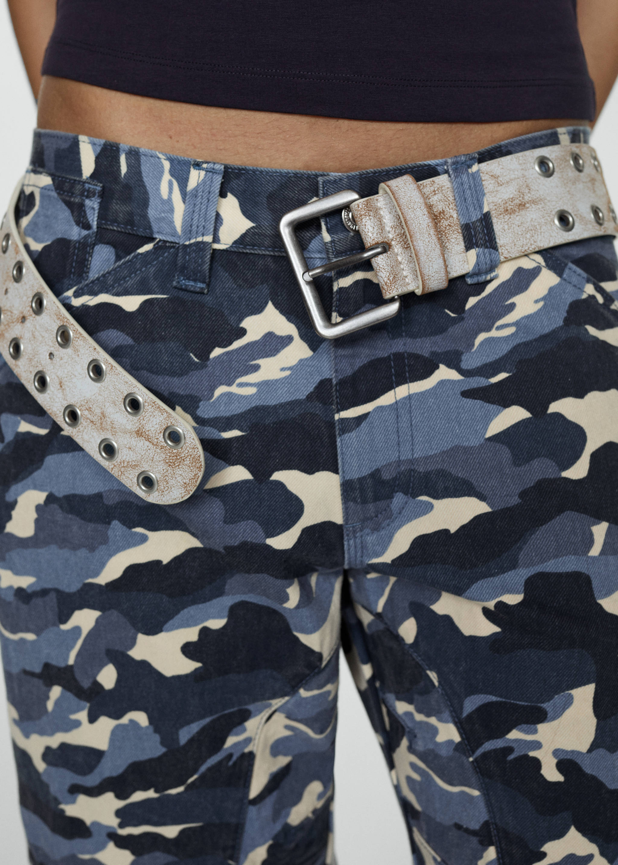 Bermuda en jean camouflage - Détail de l'article 6