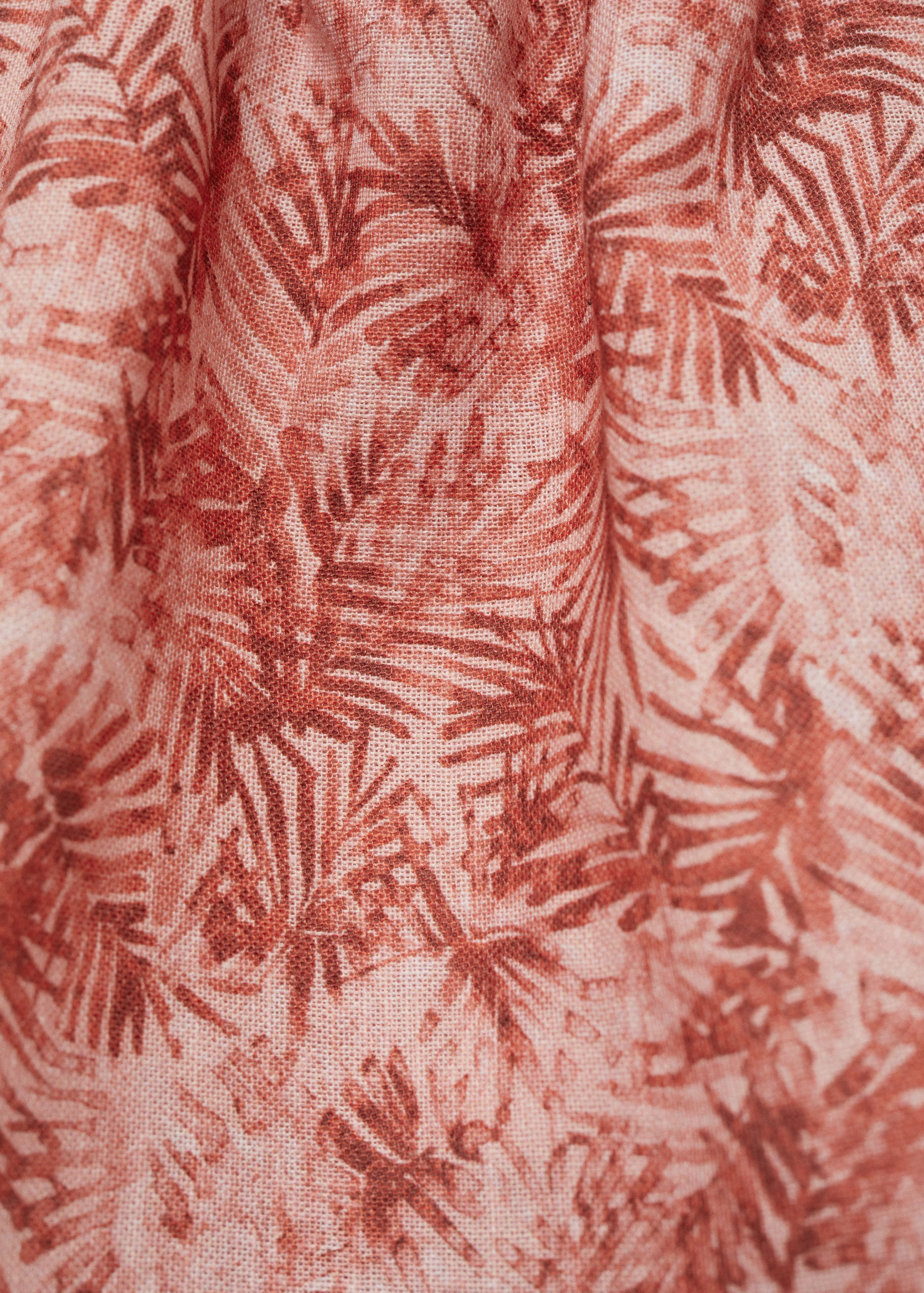 Leaf-textured blouse - Details of the article 0