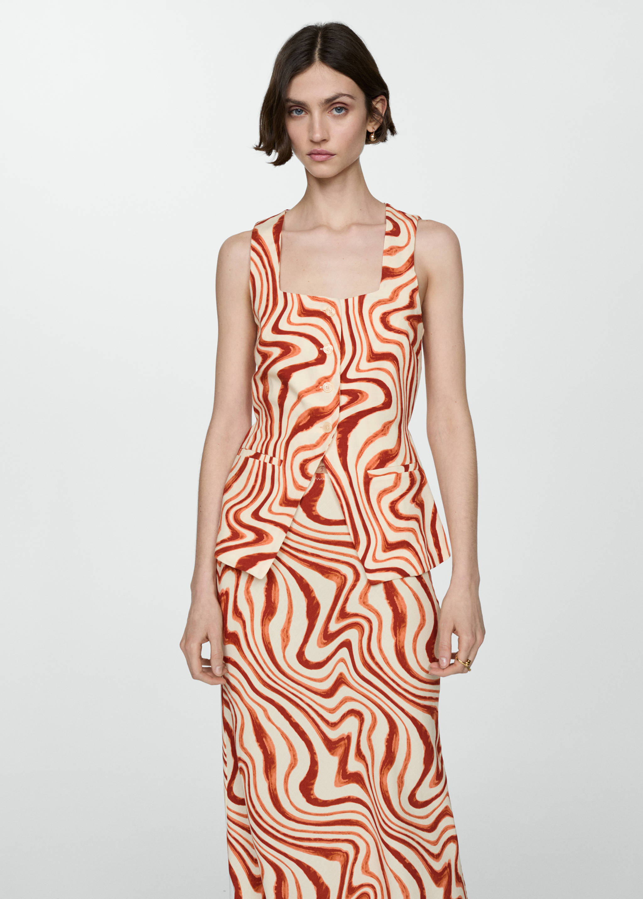 Falda larga estampada - Detalle del artículo 1