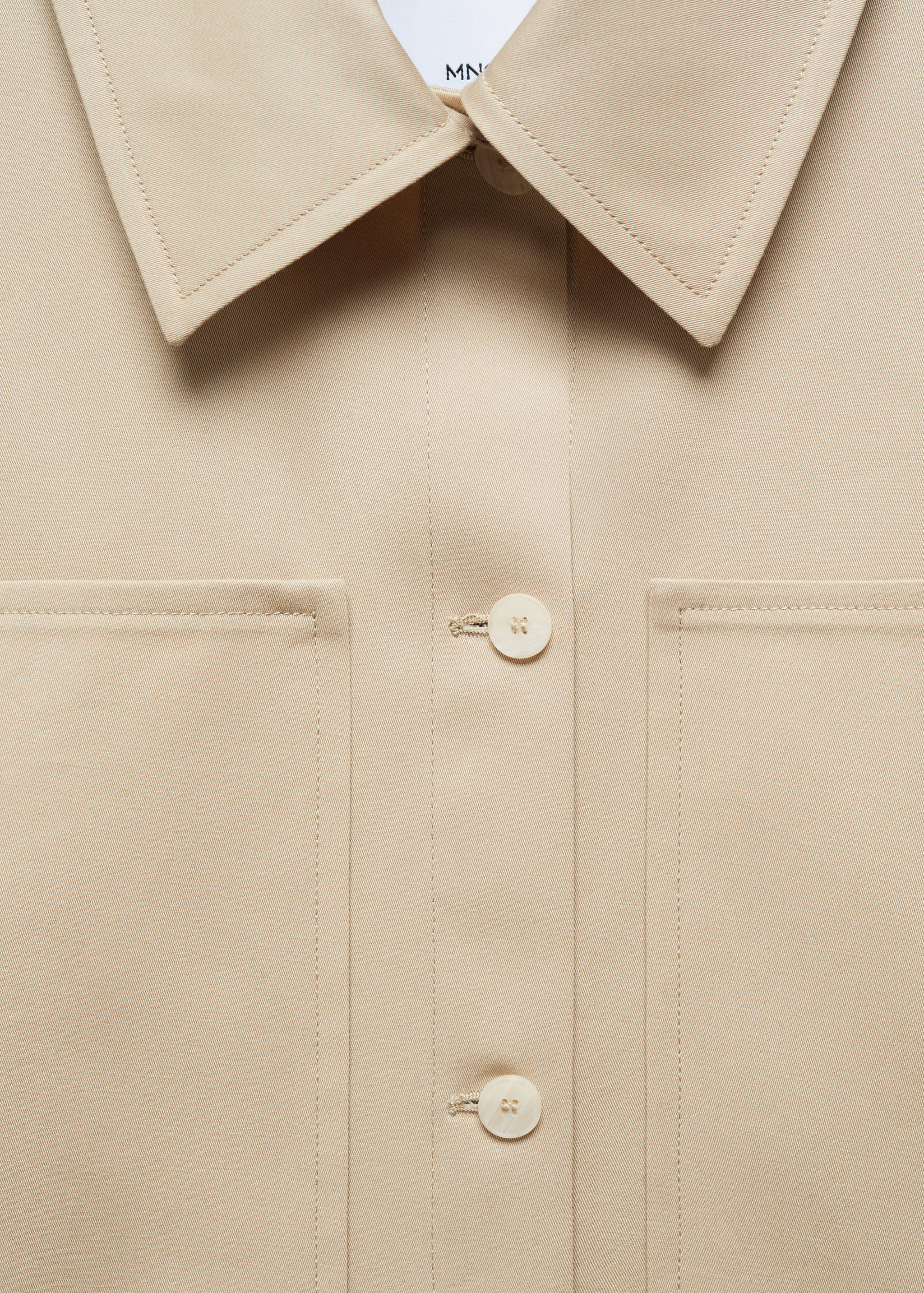 Oversized overshirt with pockets - Details of the article 8