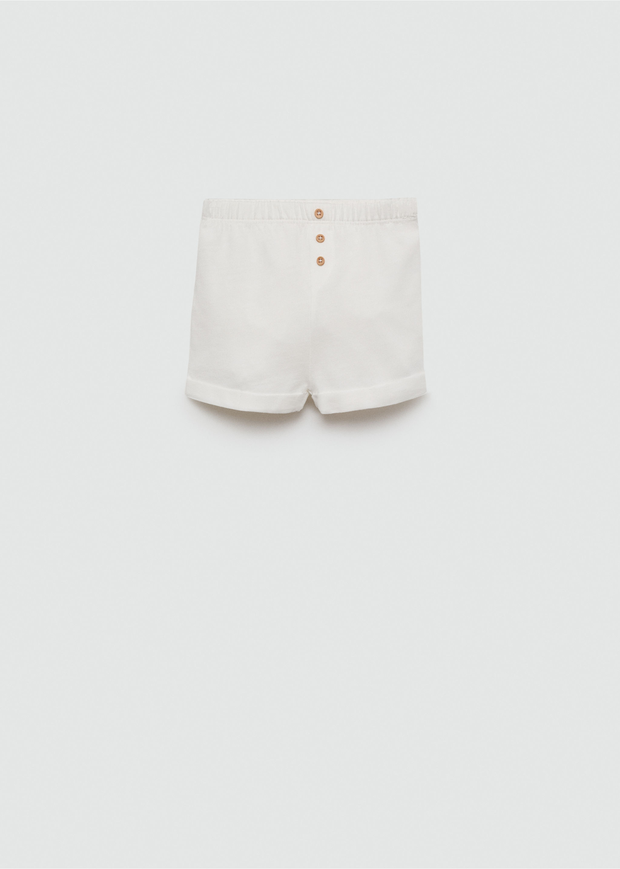 Katoenen shorts met knopen - Artikel zonder model