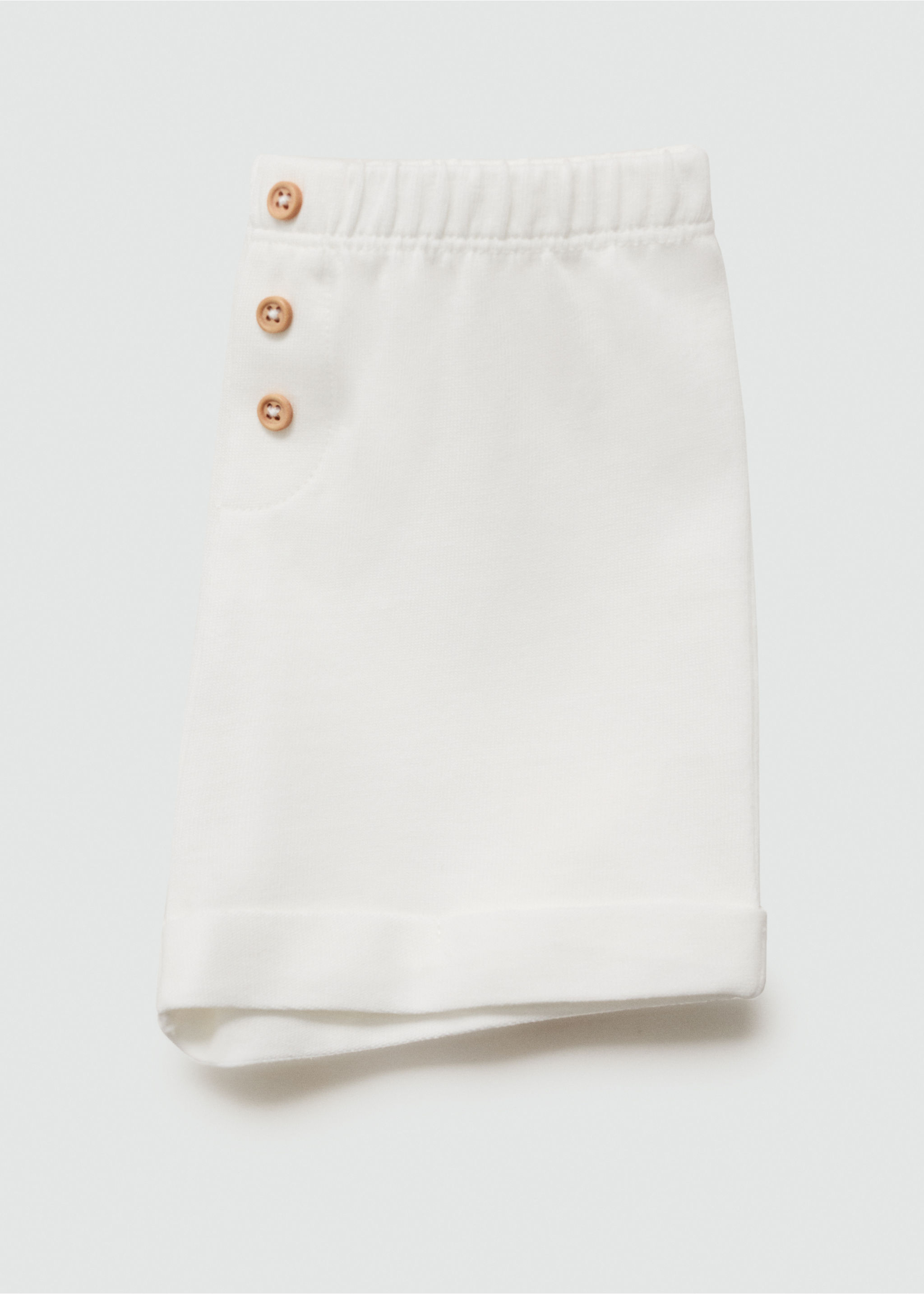 Katoenen shorts met knopen - Detail van het artikel 0