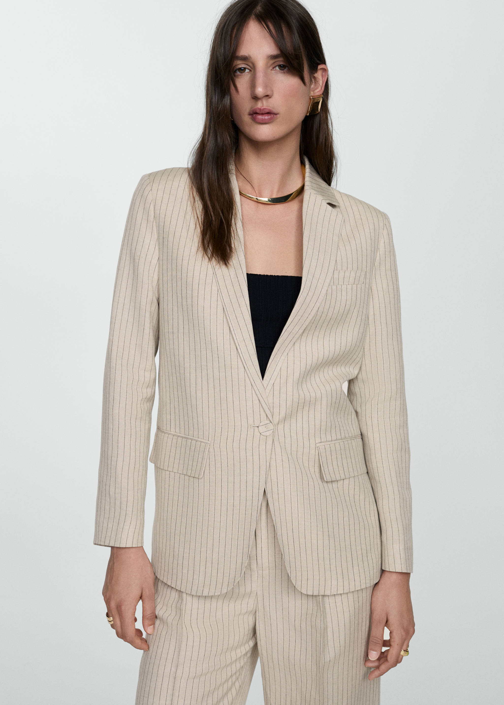 Blazer completo righe - Piano medio
