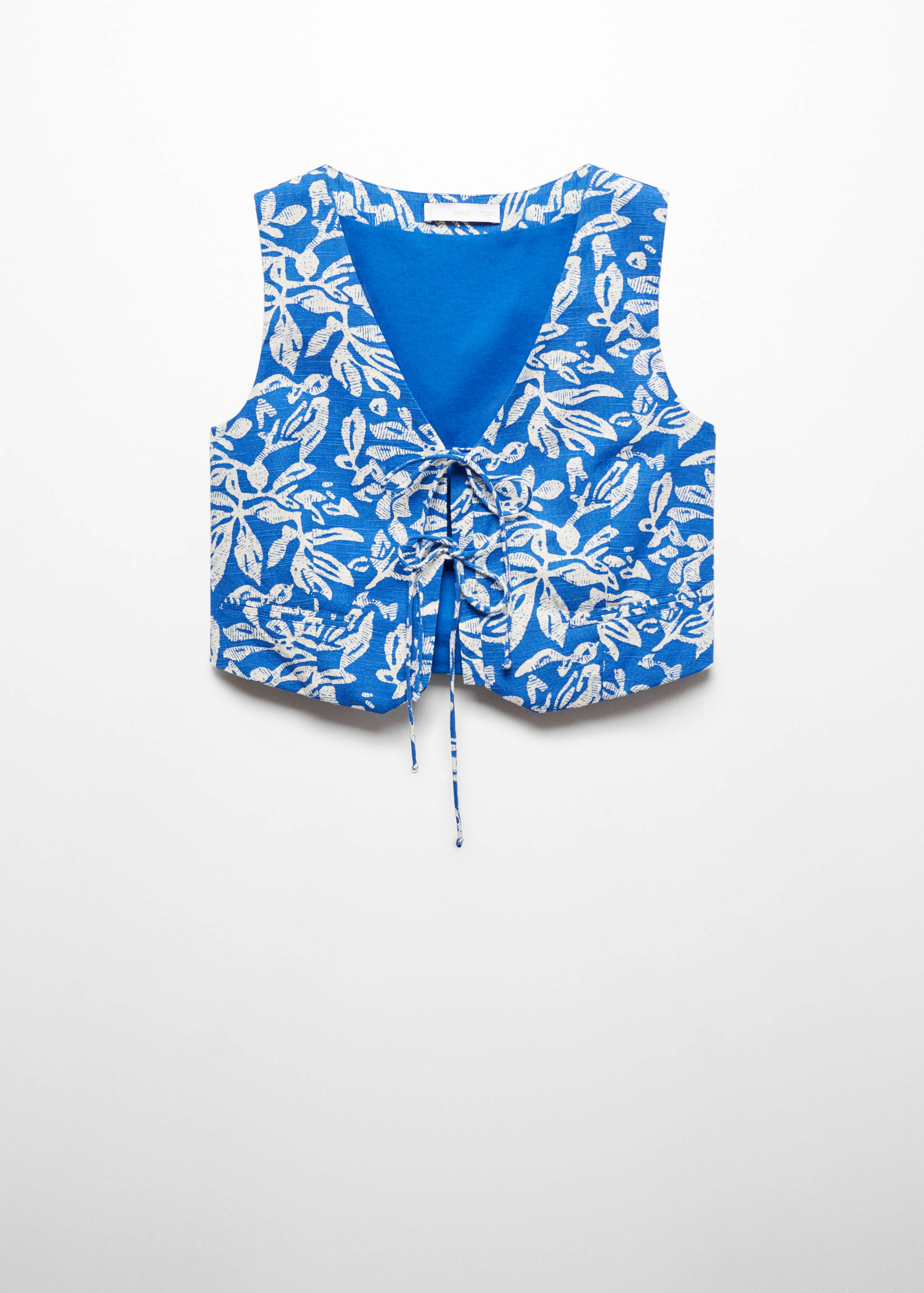 Gilet with tie closure - Article without model