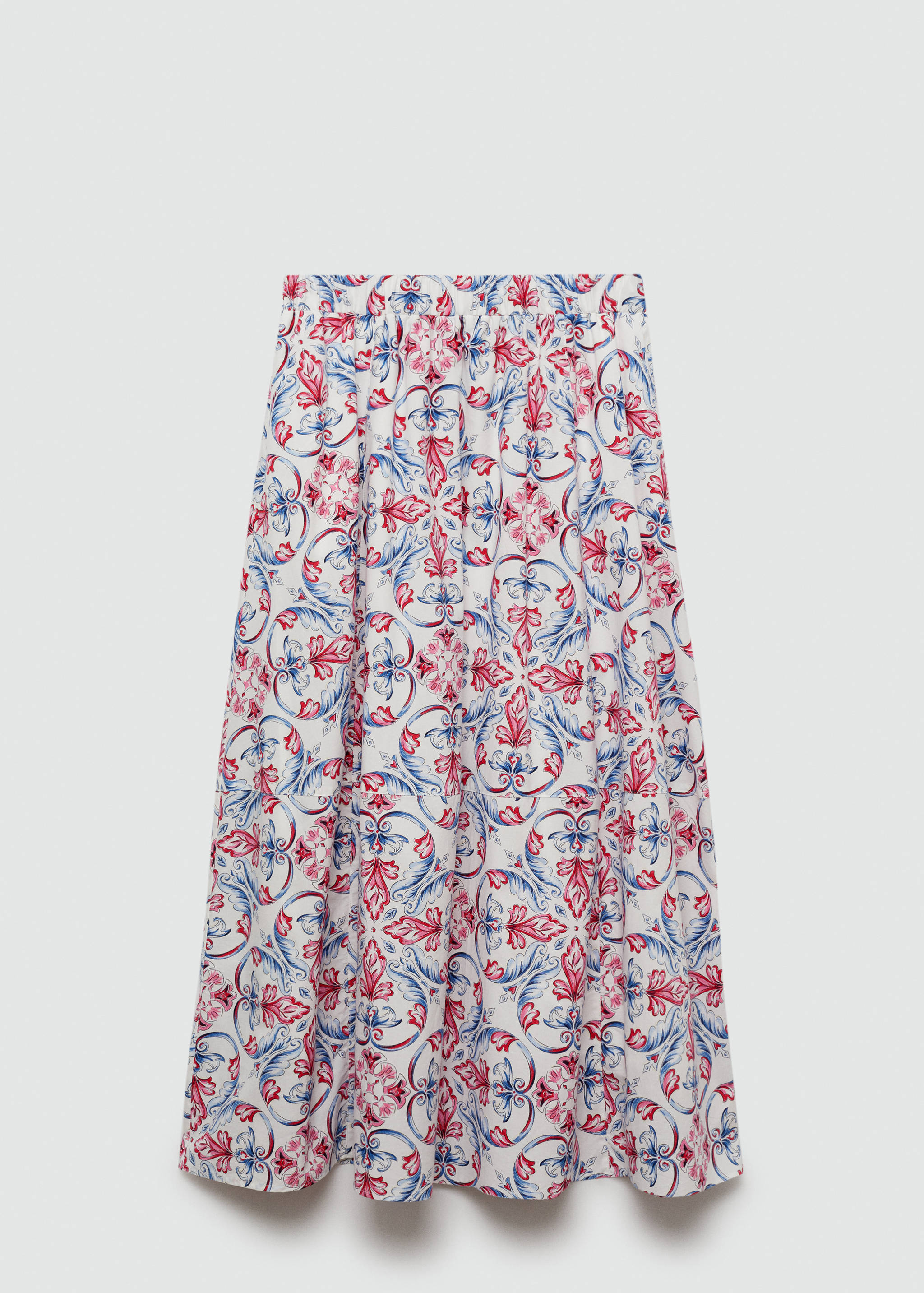 Printed midi skirt - Article without model