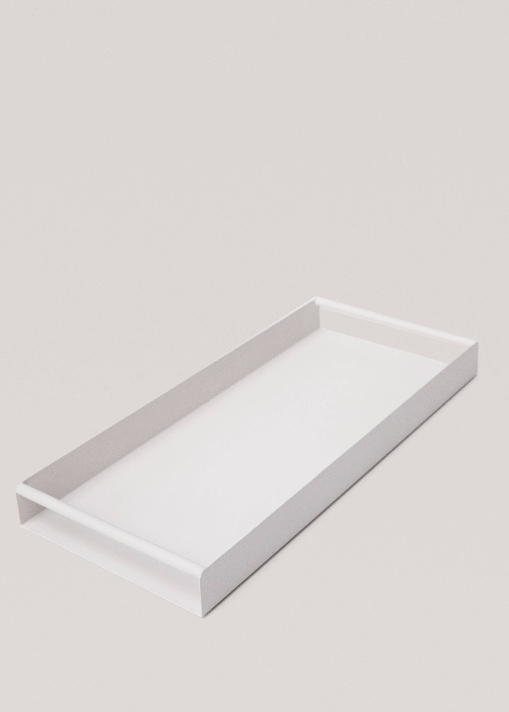 Rectangular metal tray 46x20cm - Details of the article 1