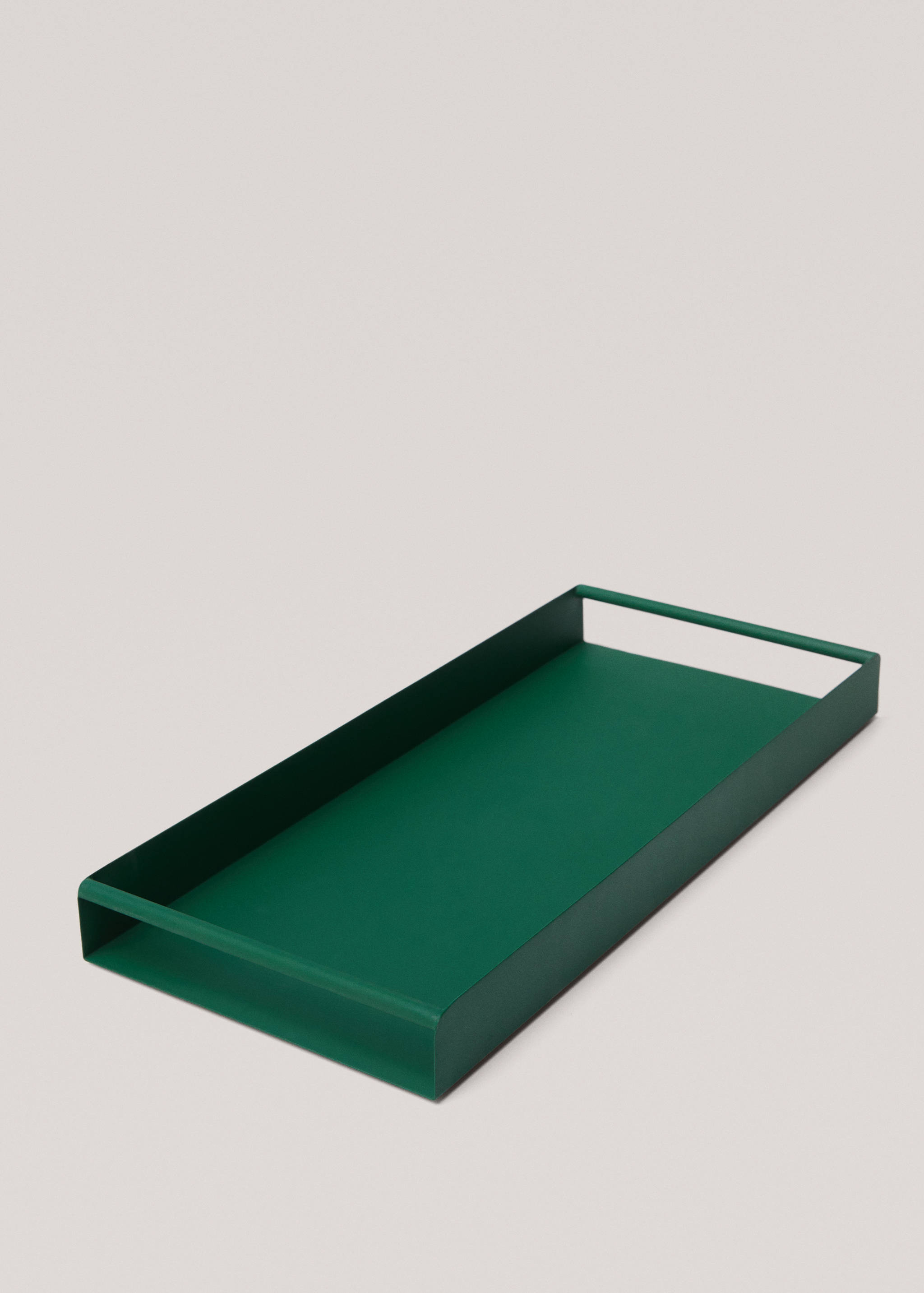 Rectangular metal tray 46x20cm - Details of the article 1