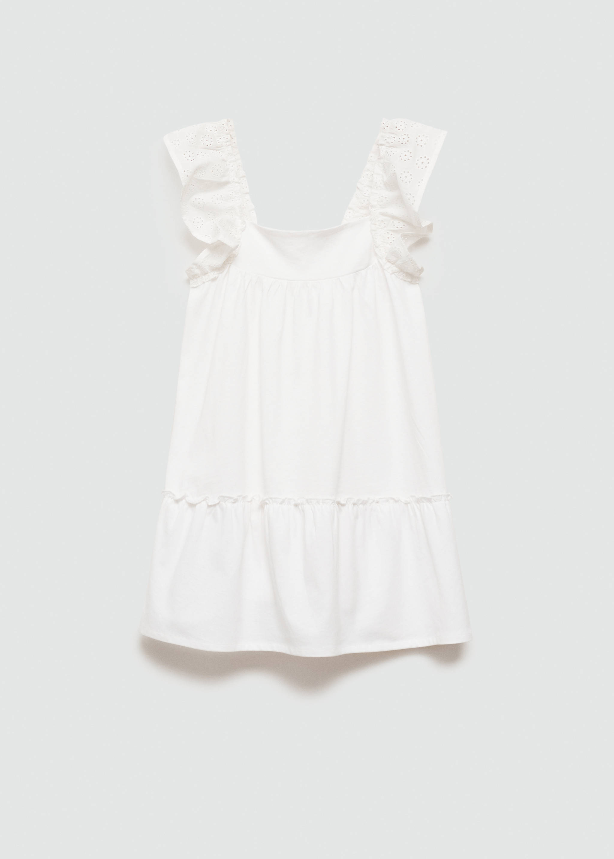 Broderie anglaise Ruffled dress - Article without model