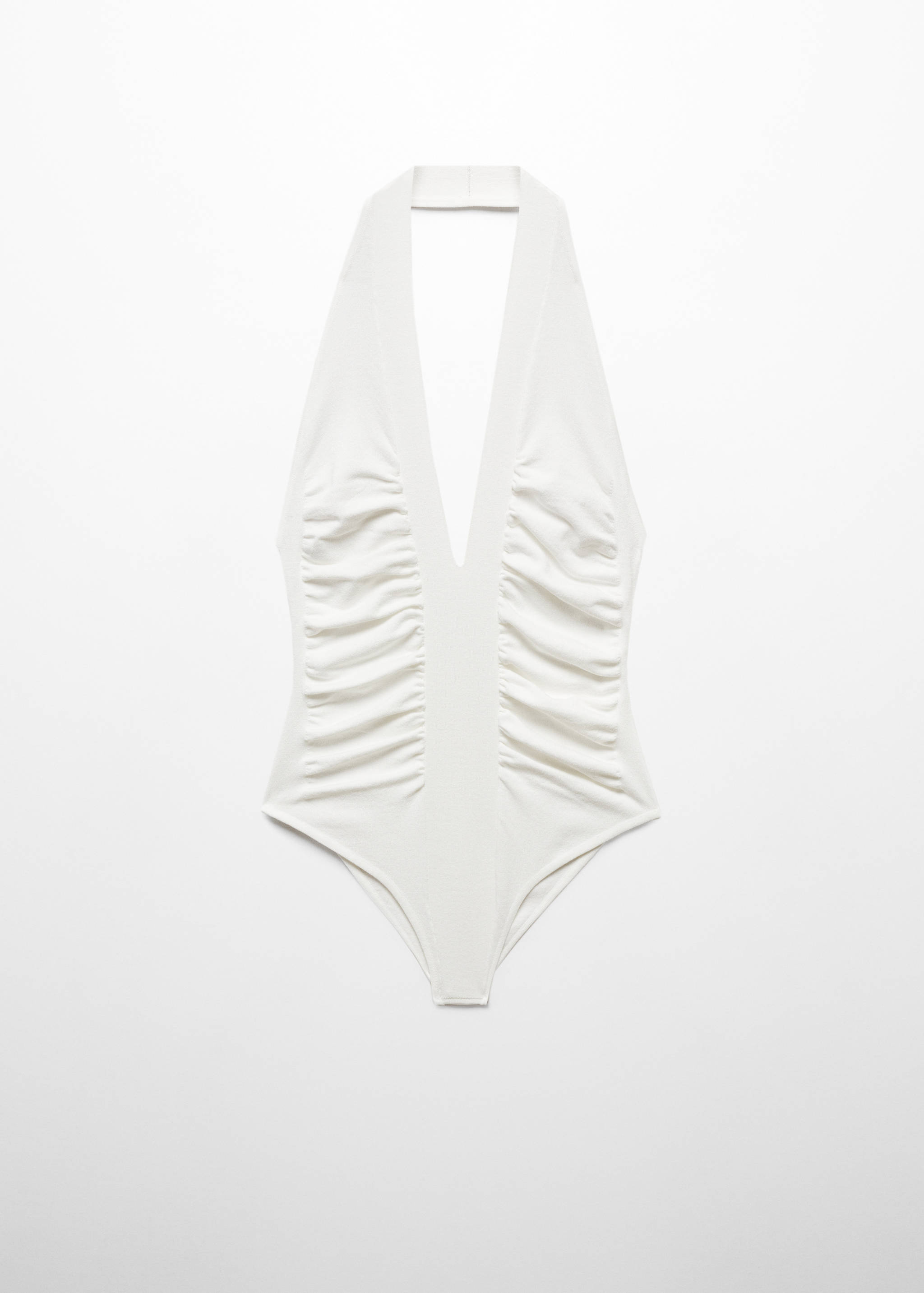 Draped halter bodysuit - Article without model